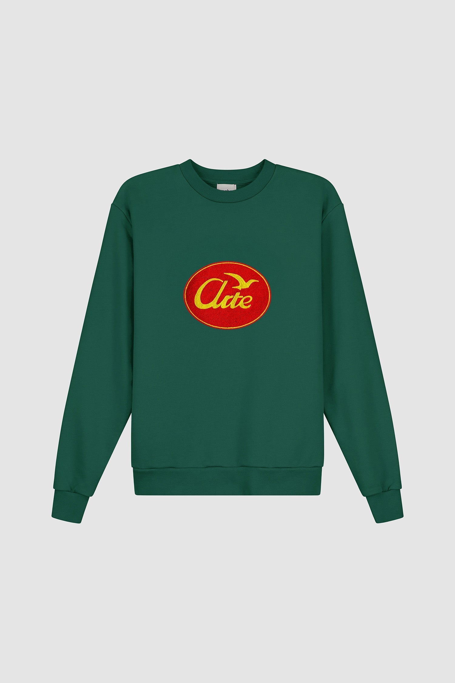 Col ras du cou avec Bird Logo - Vert