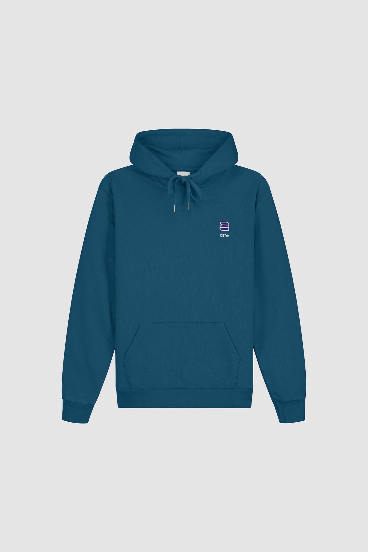 Sweat à capuche Harmon A Logo - Bleu lagon