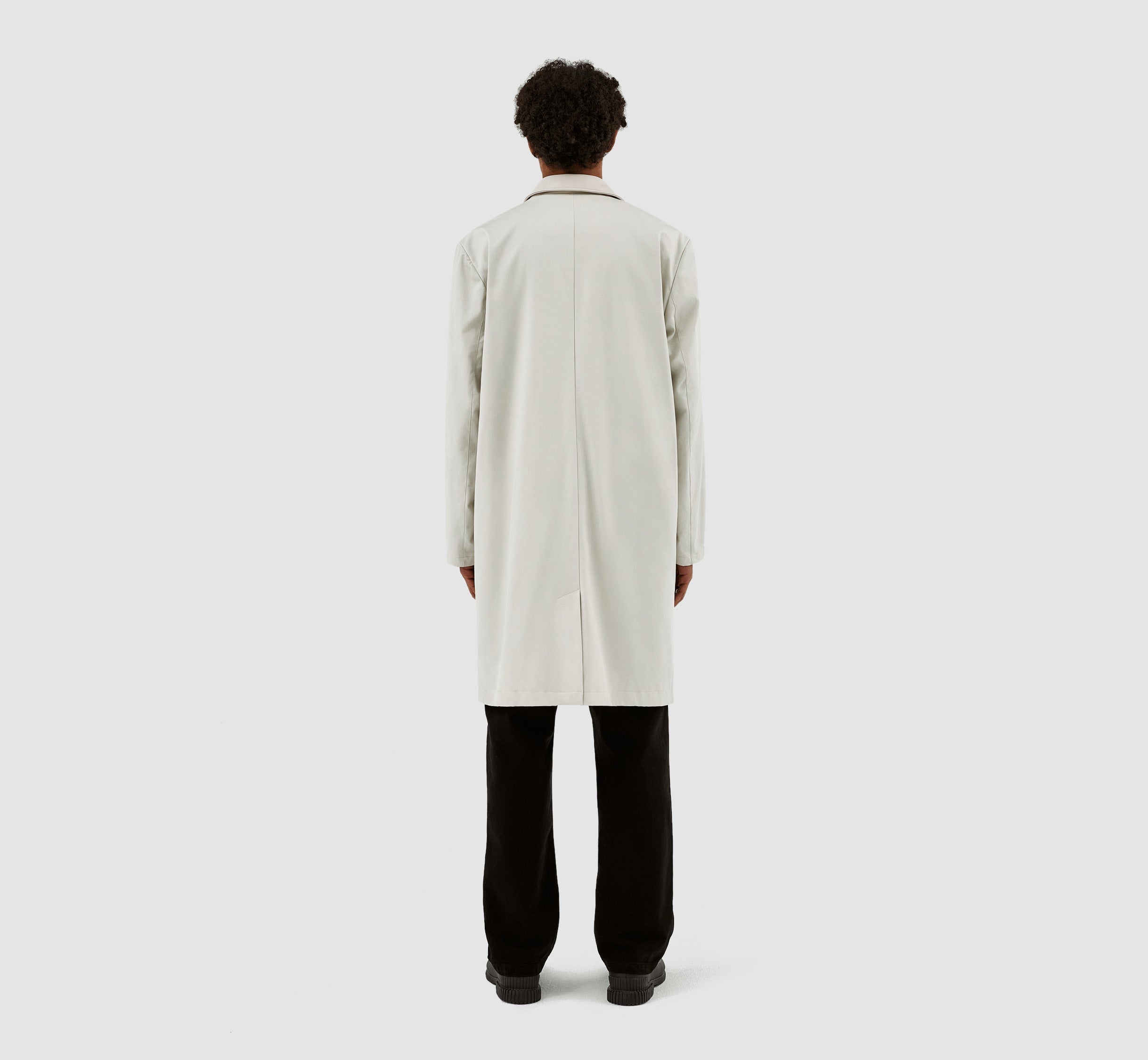 Manteau à col Joe - Crème