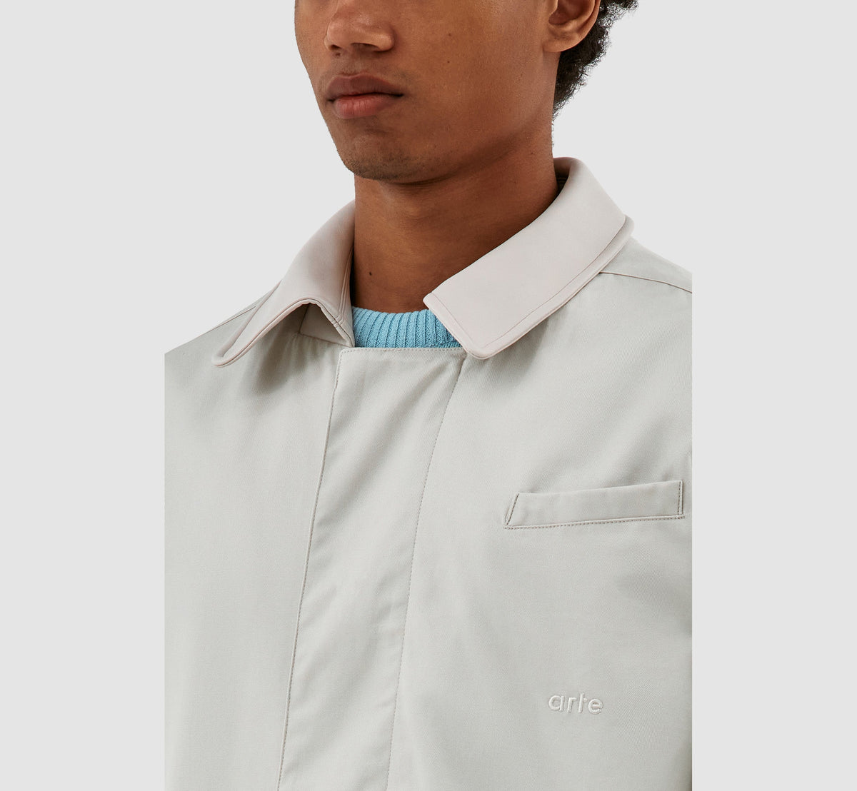 Manteau à col Joe - Crème