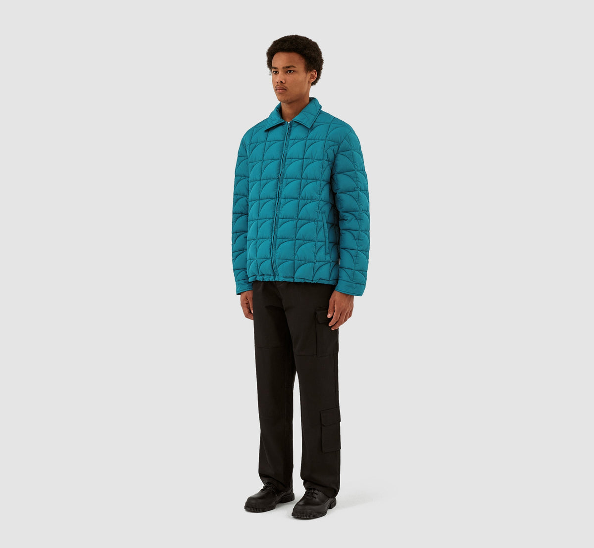 Veste matelassée Jules - Bleu lac