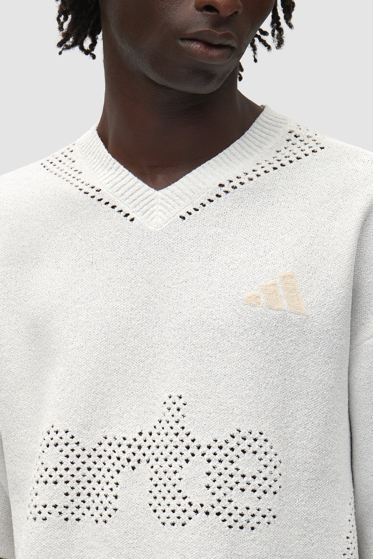 Maillot tricoté Arte pour adidas - Blanc cassé
