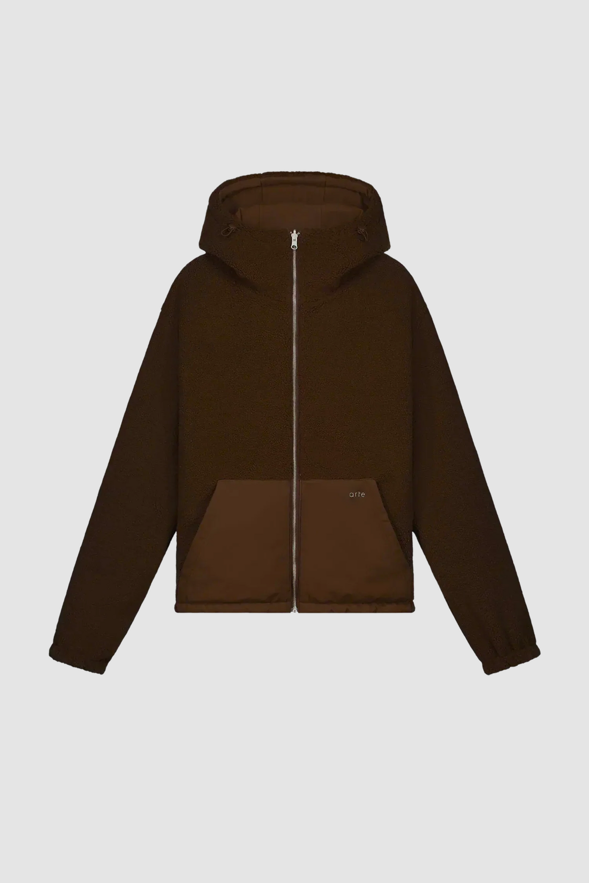 Veste technique en nylon - Marron