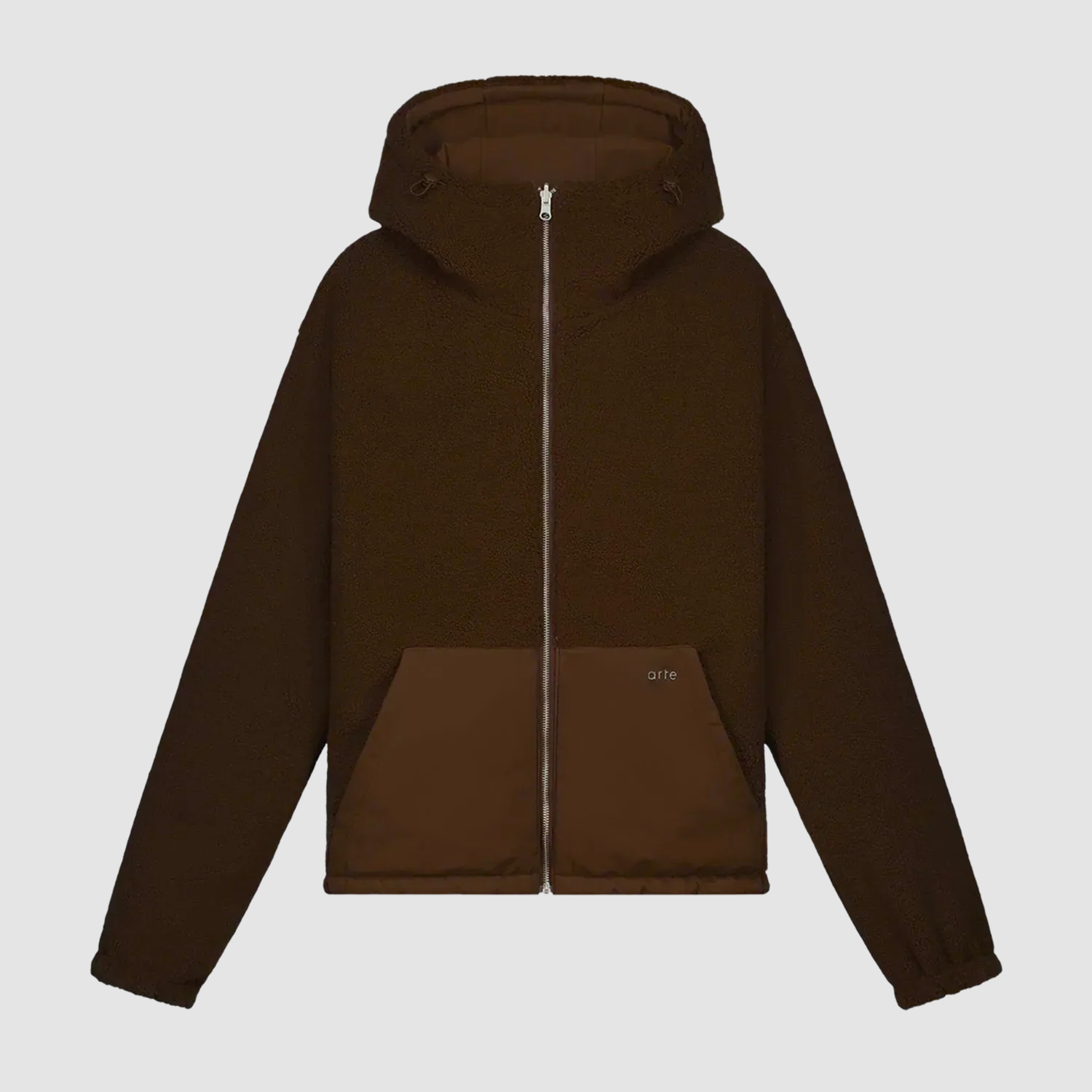 Veste technique en nylon - Marron