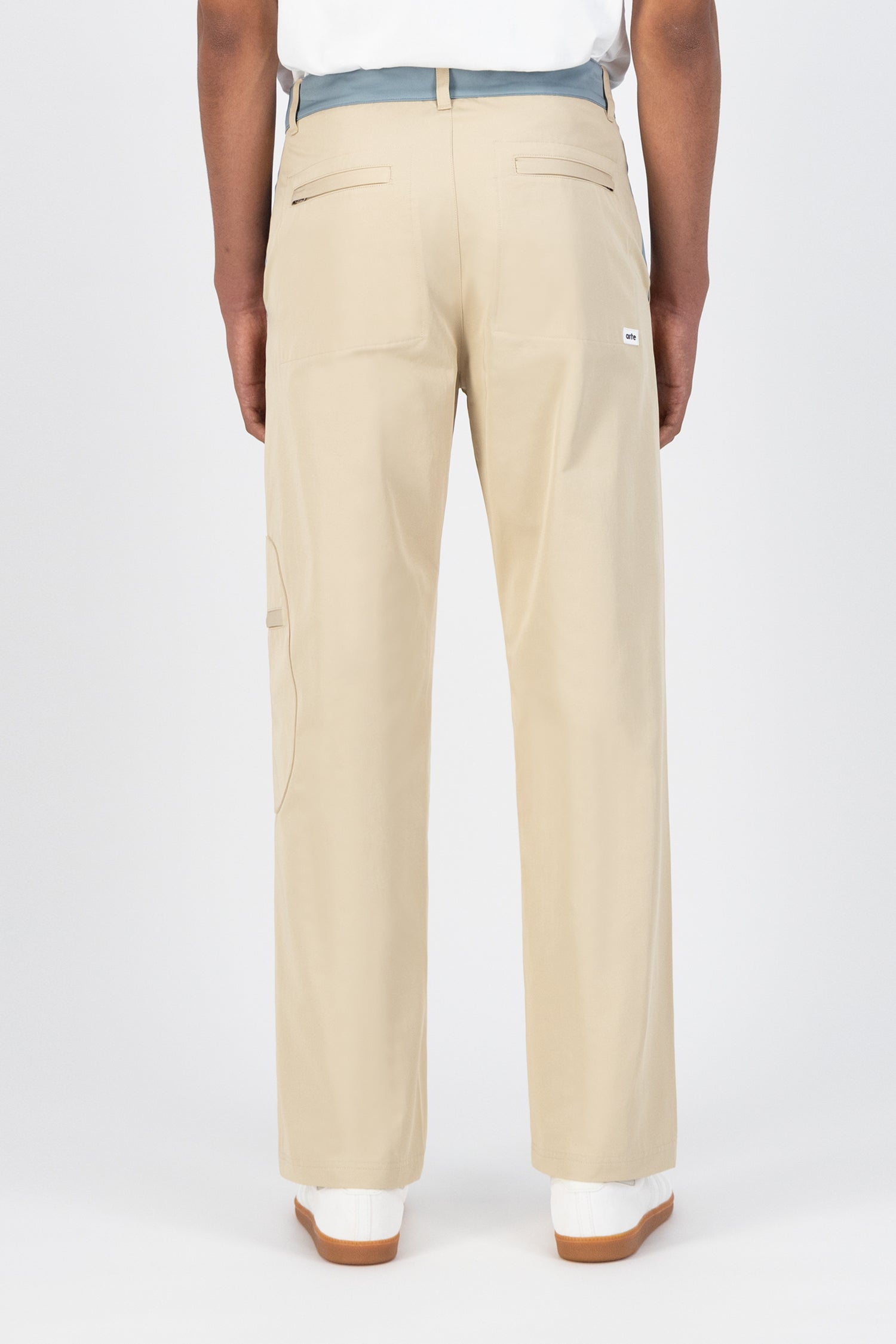 Pantalon Multi Julio - Crème/Bleu clair