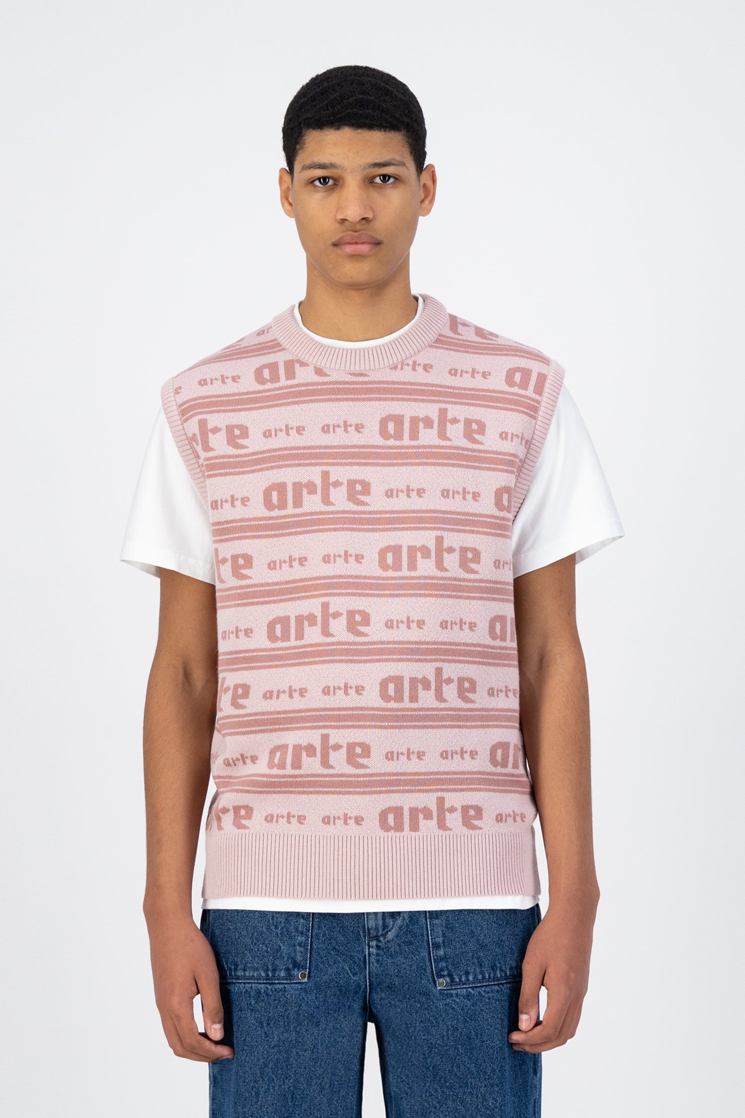 Karl Allover Knit - Rose