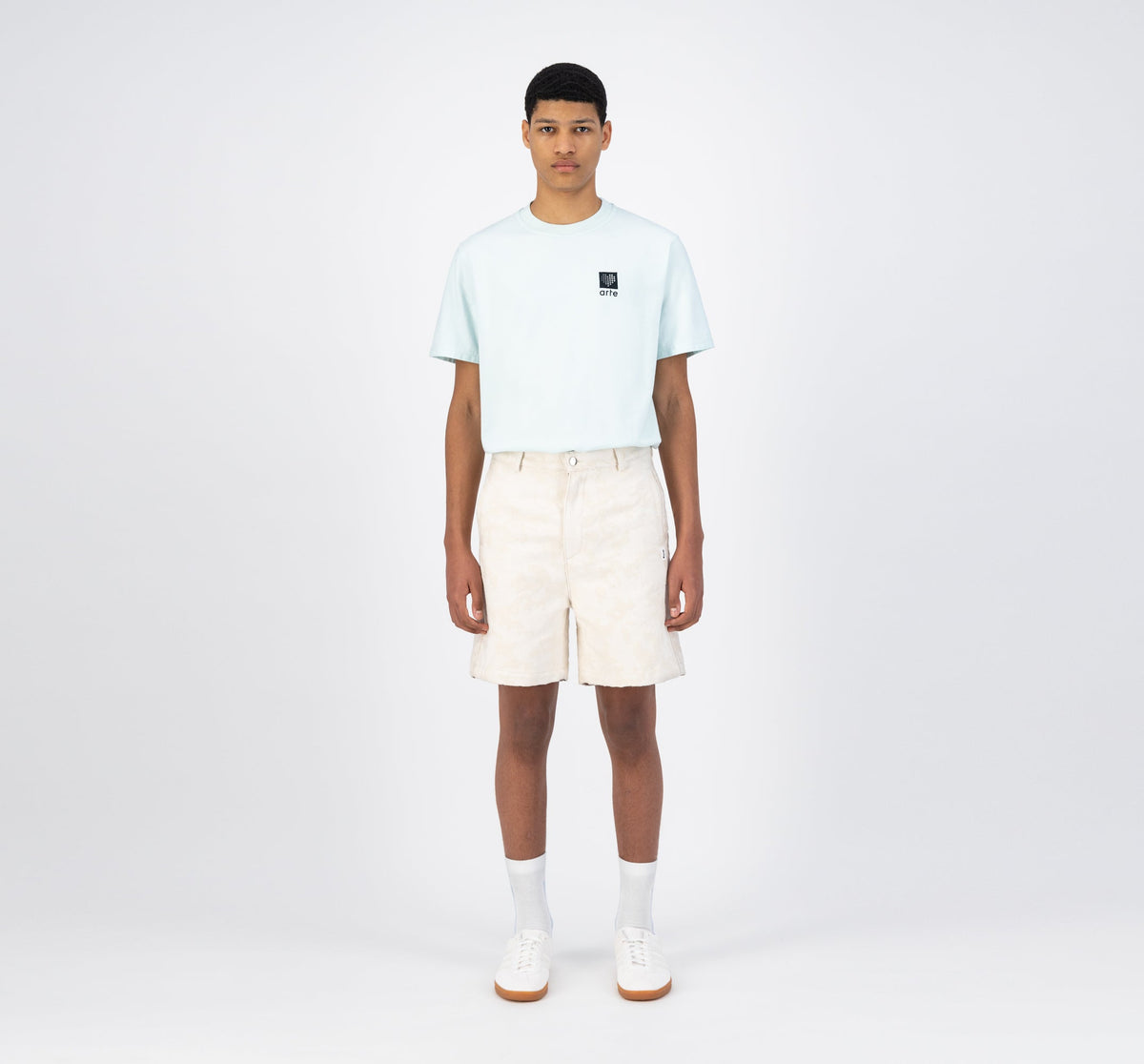 Short Sobrino Jacq - Crème/blanc cassé