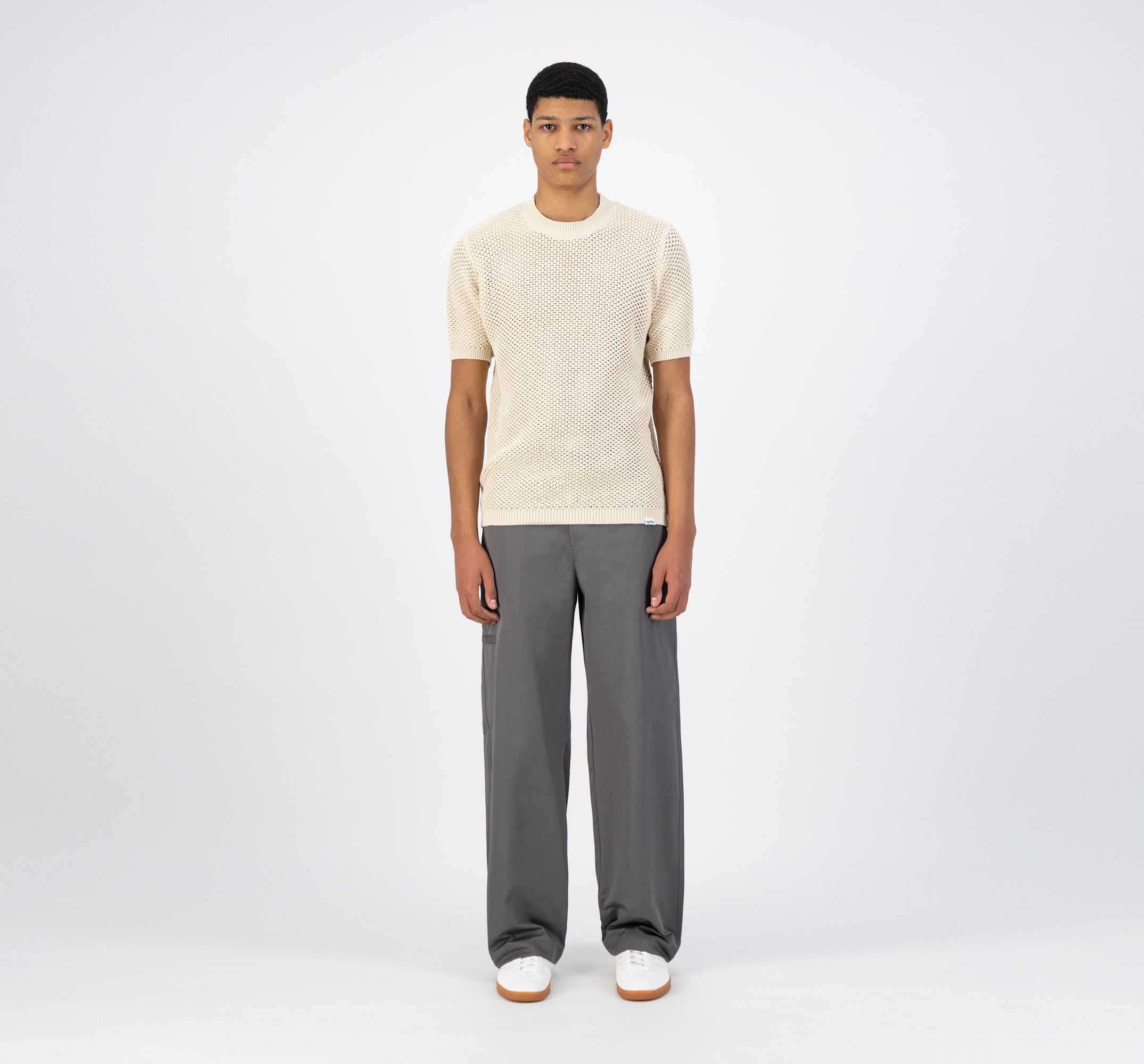 T-shirt en maille Kiewic - Crème