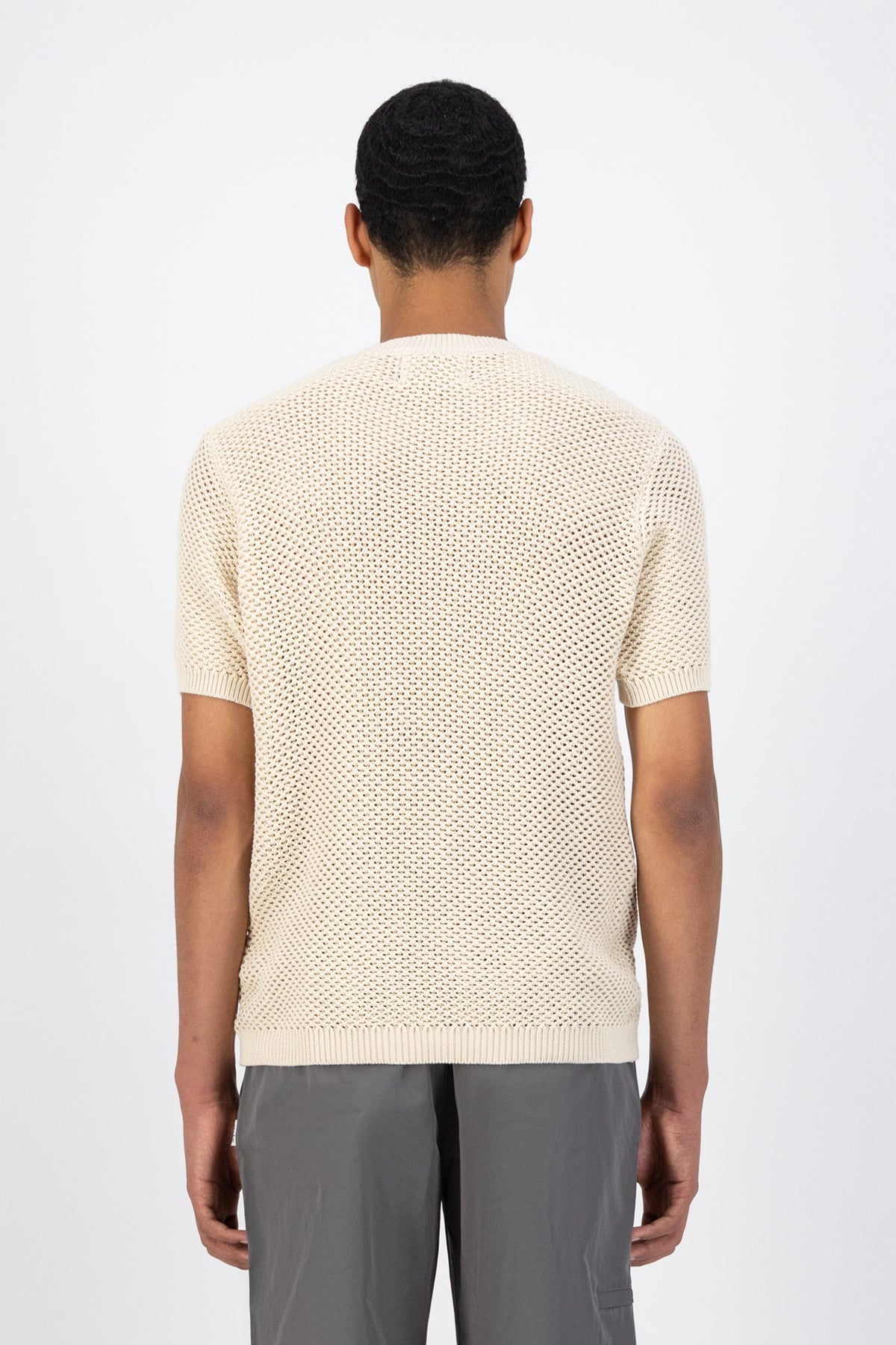 T-shirt en maille Kiewic - Crème