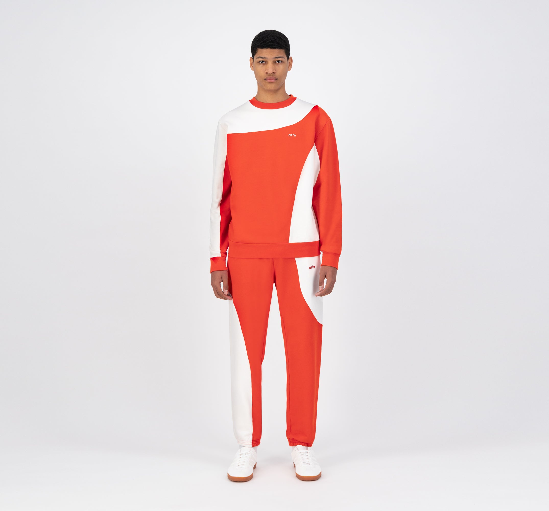 Pantalon Tristian Ciclo - Rouge/Blanc