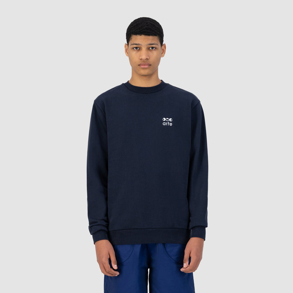Cruz Triple Crewneck - Marine