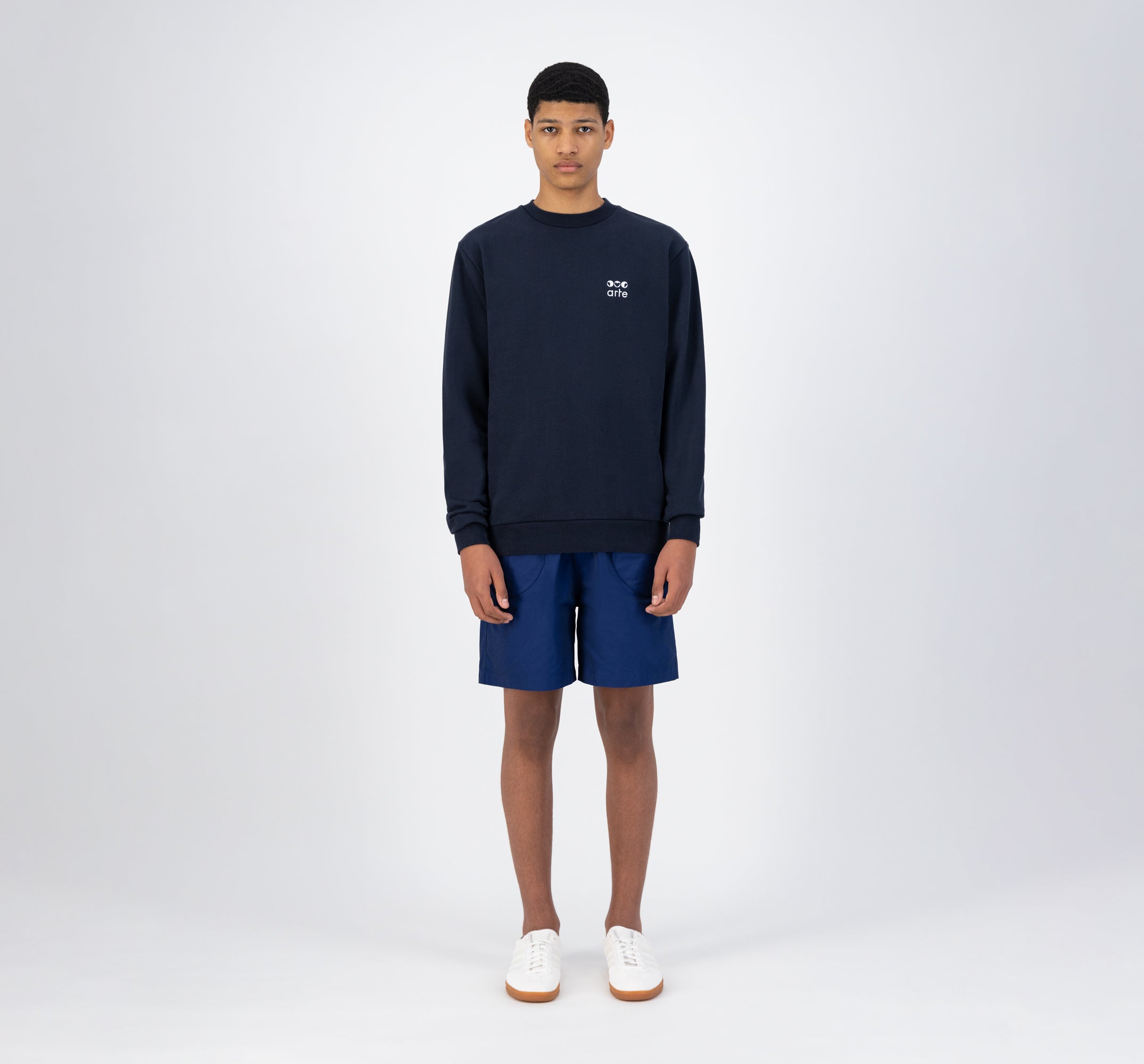 Cruz Triple Crewneck - Marine