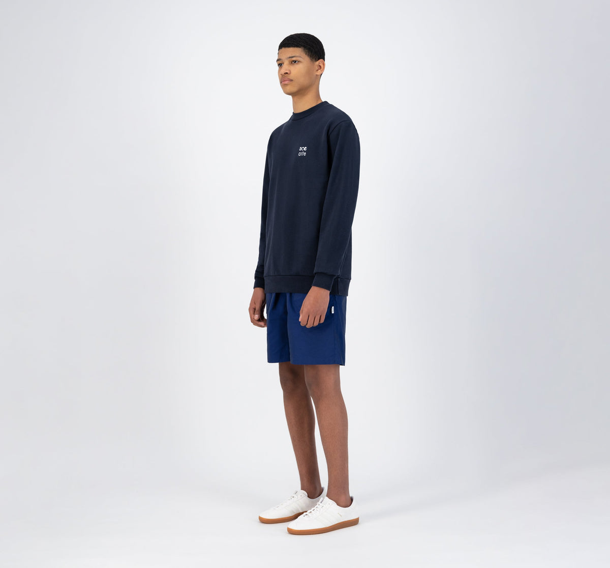 Cruz Triple Crewneck - Marine