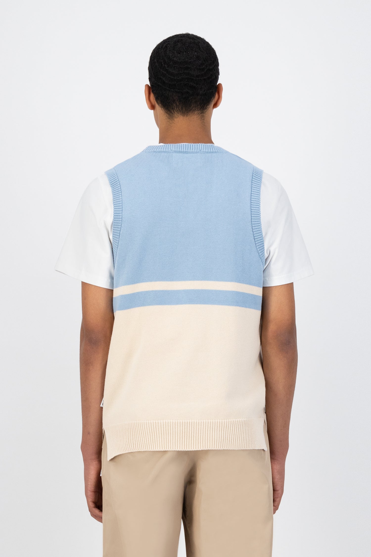 Tricot Karl Meio - Skylight/Cream