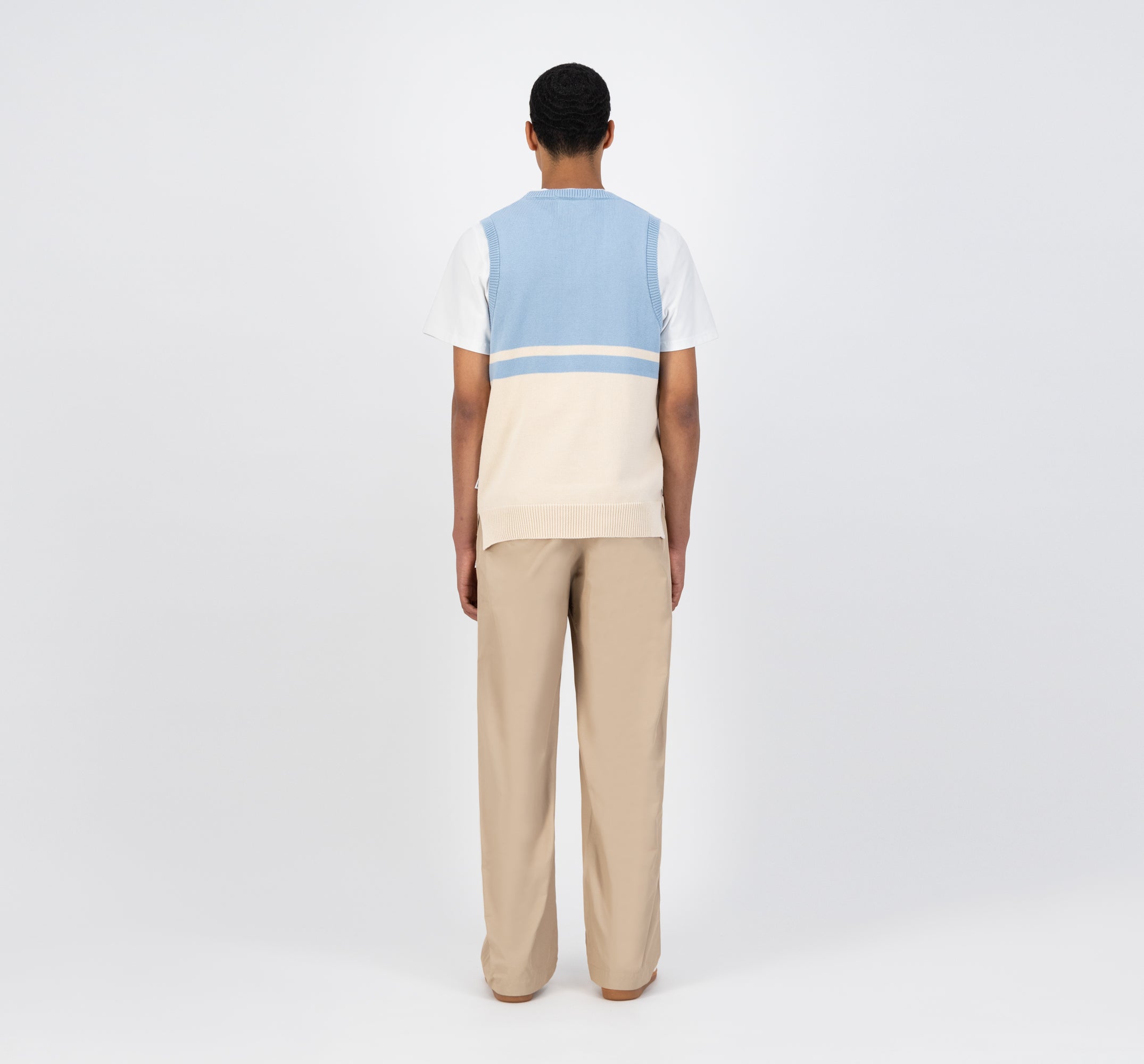 Tricot Karl Meio - Skylight/Cream