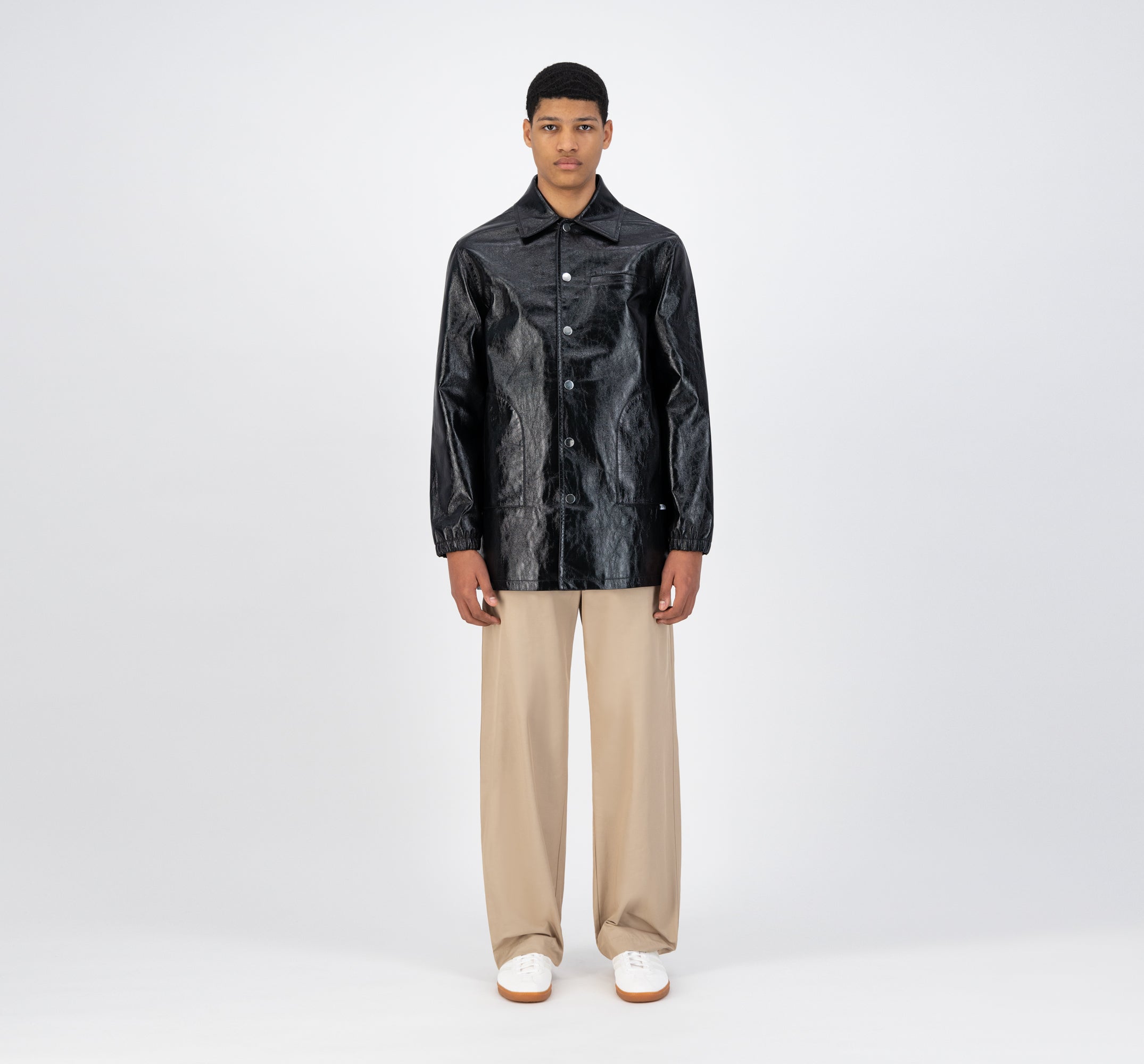 Veste Joe Patent - Noir