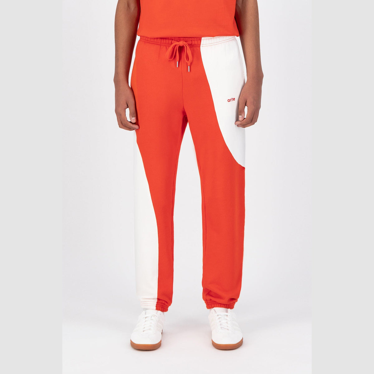 Pantalon Tristian Ciclo - Rouge/Blanc