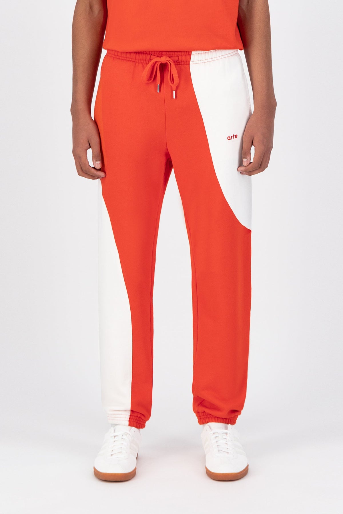 Pantalon Tristian Ciclo - Rouge/Blanc