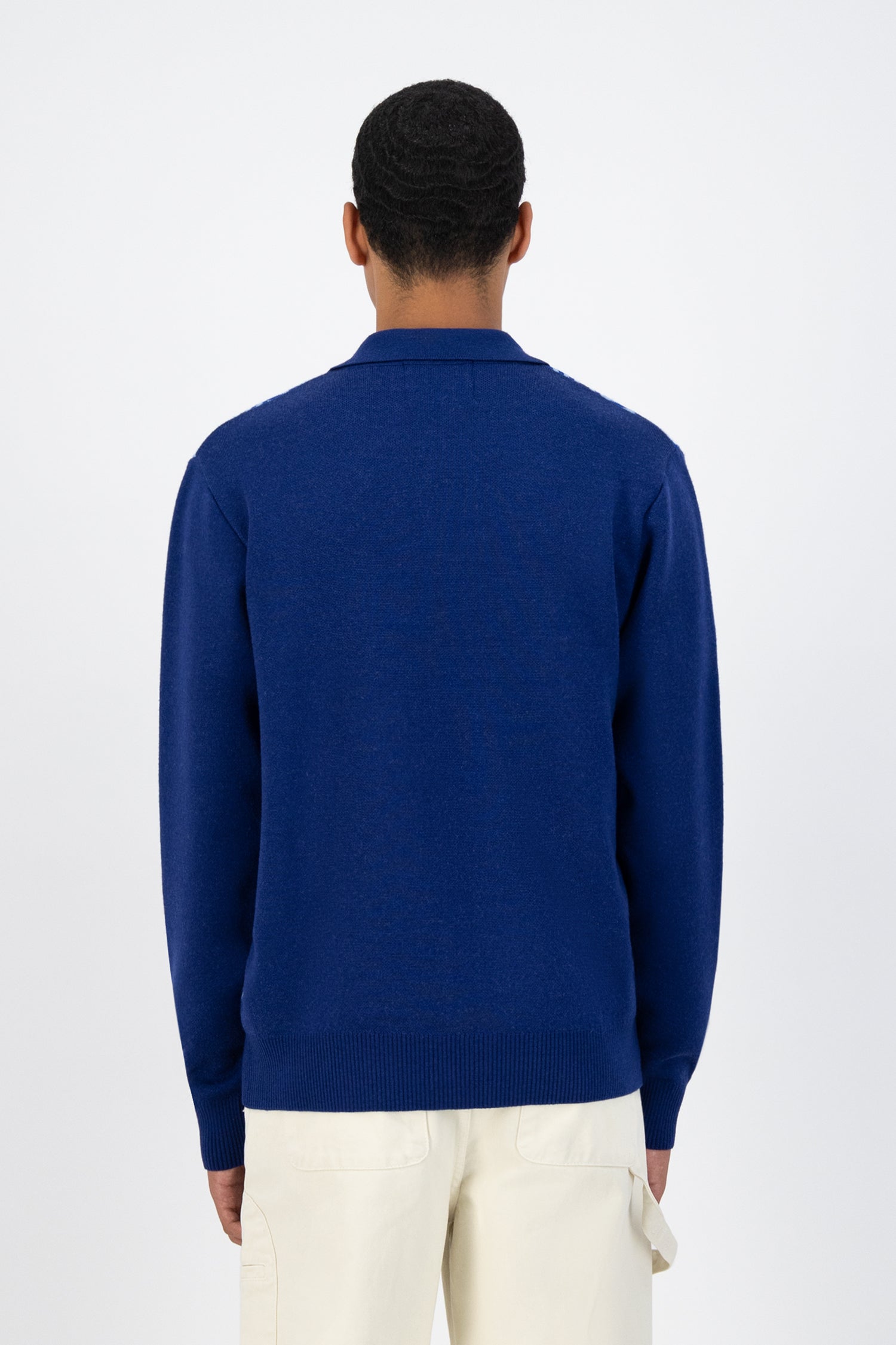 Cardigan en maille Karp - Bleu
