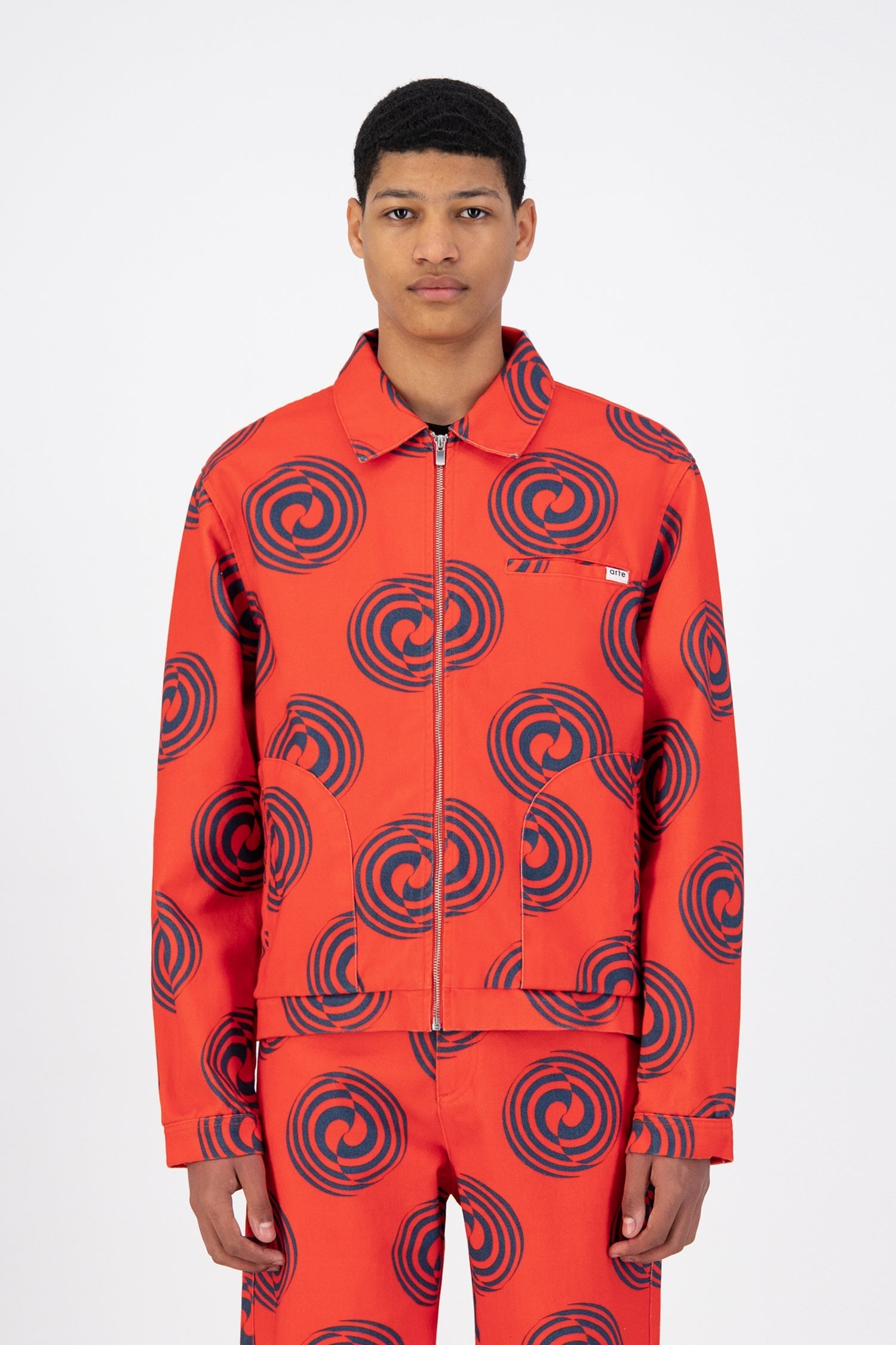 Veste Janco Swirl - Rouge/Marine
