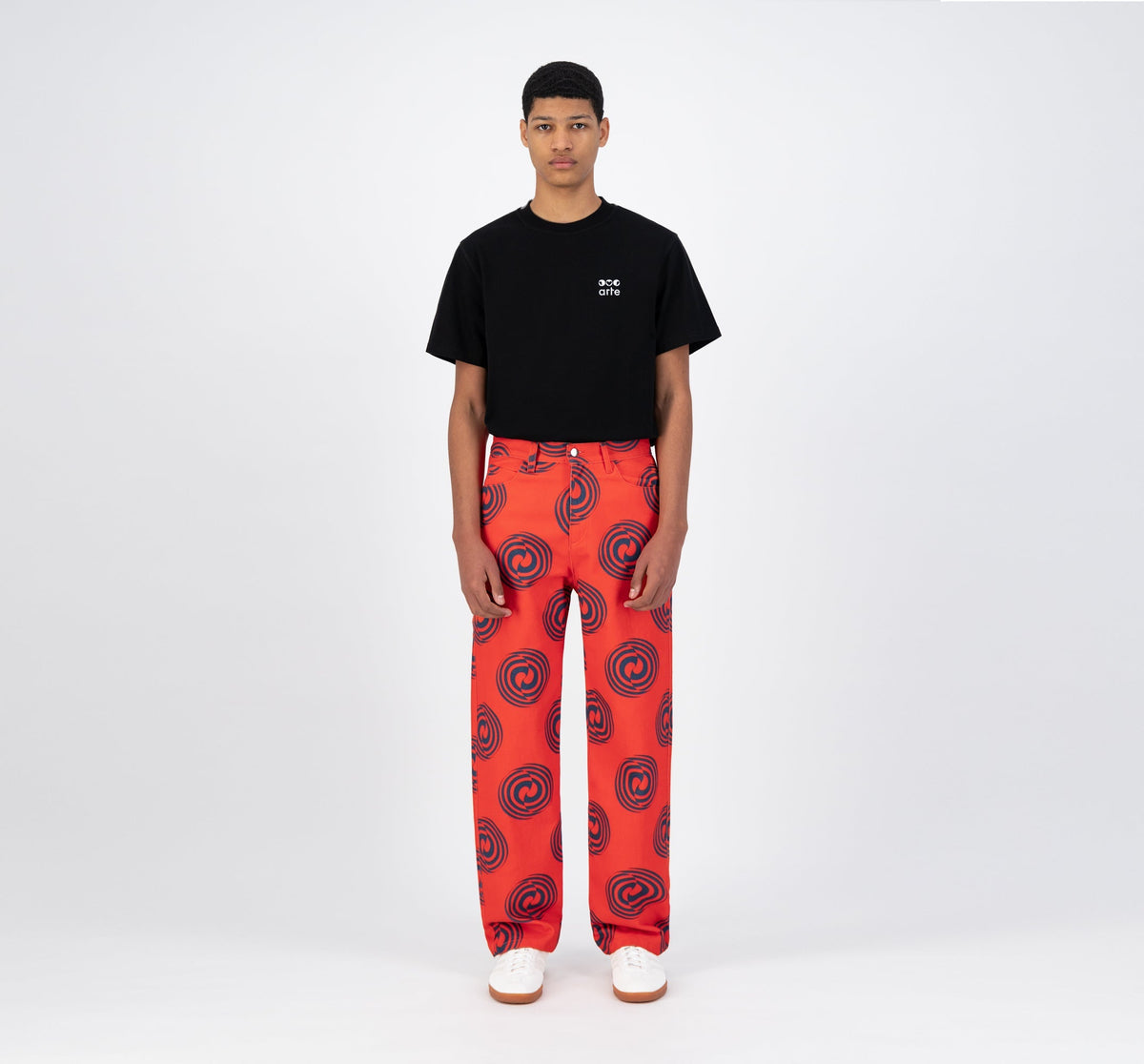Pantalon Janco Swirl - Rouge/Marine
