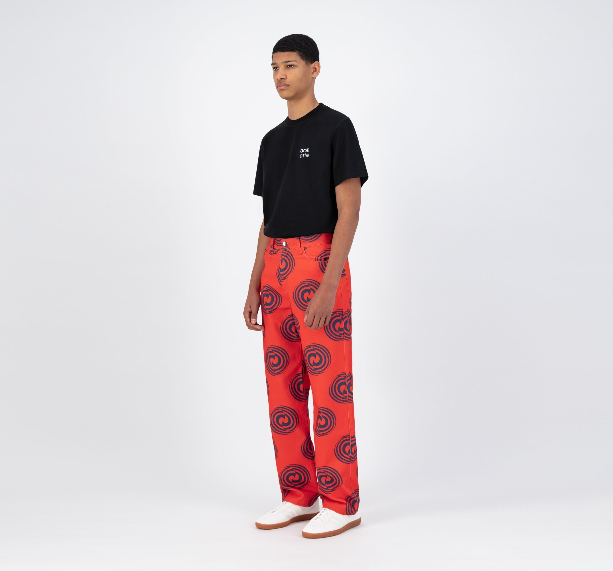 Pantalon Janco Swirl - Rouge/Marine