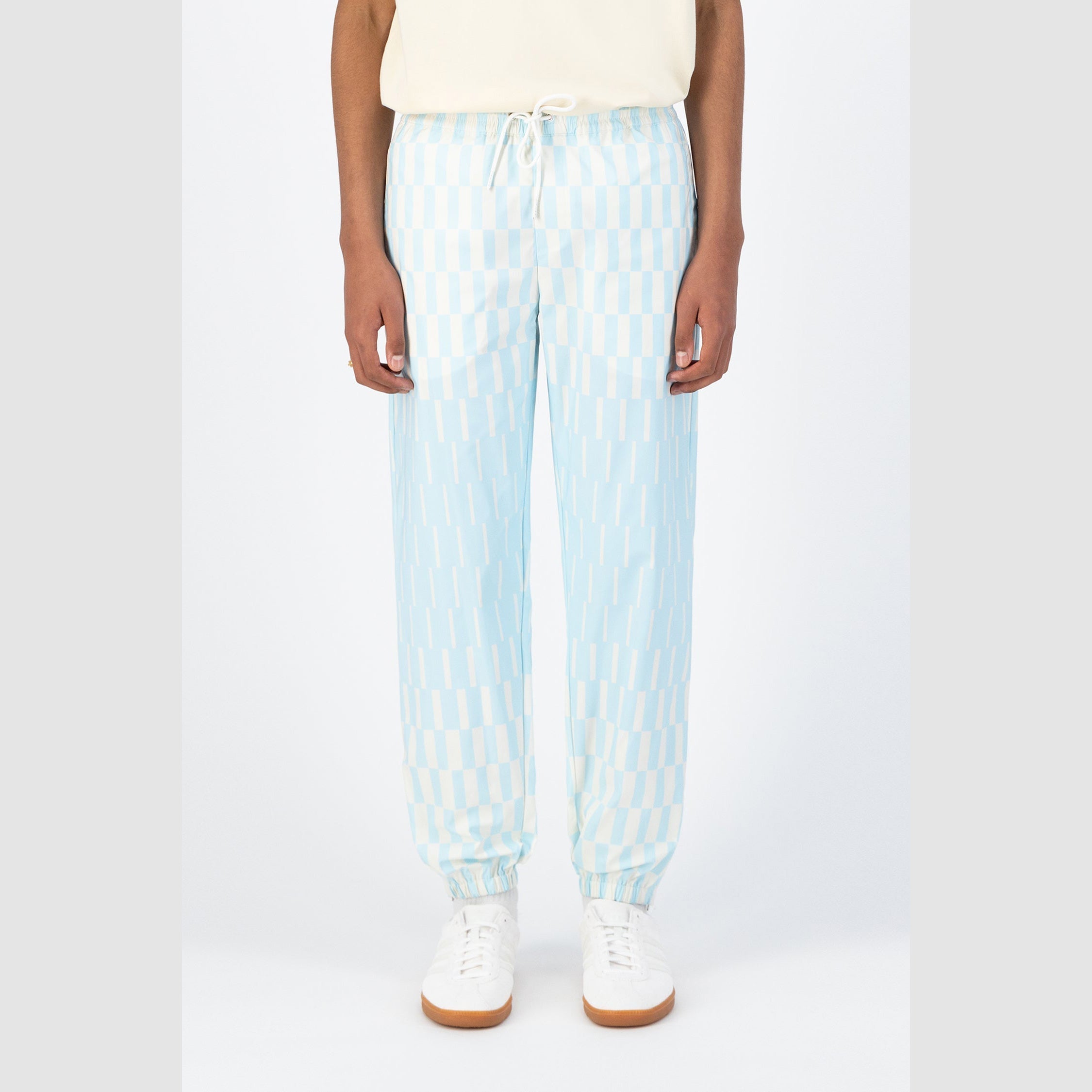 Pantalon Jo - Bleu clair/crème