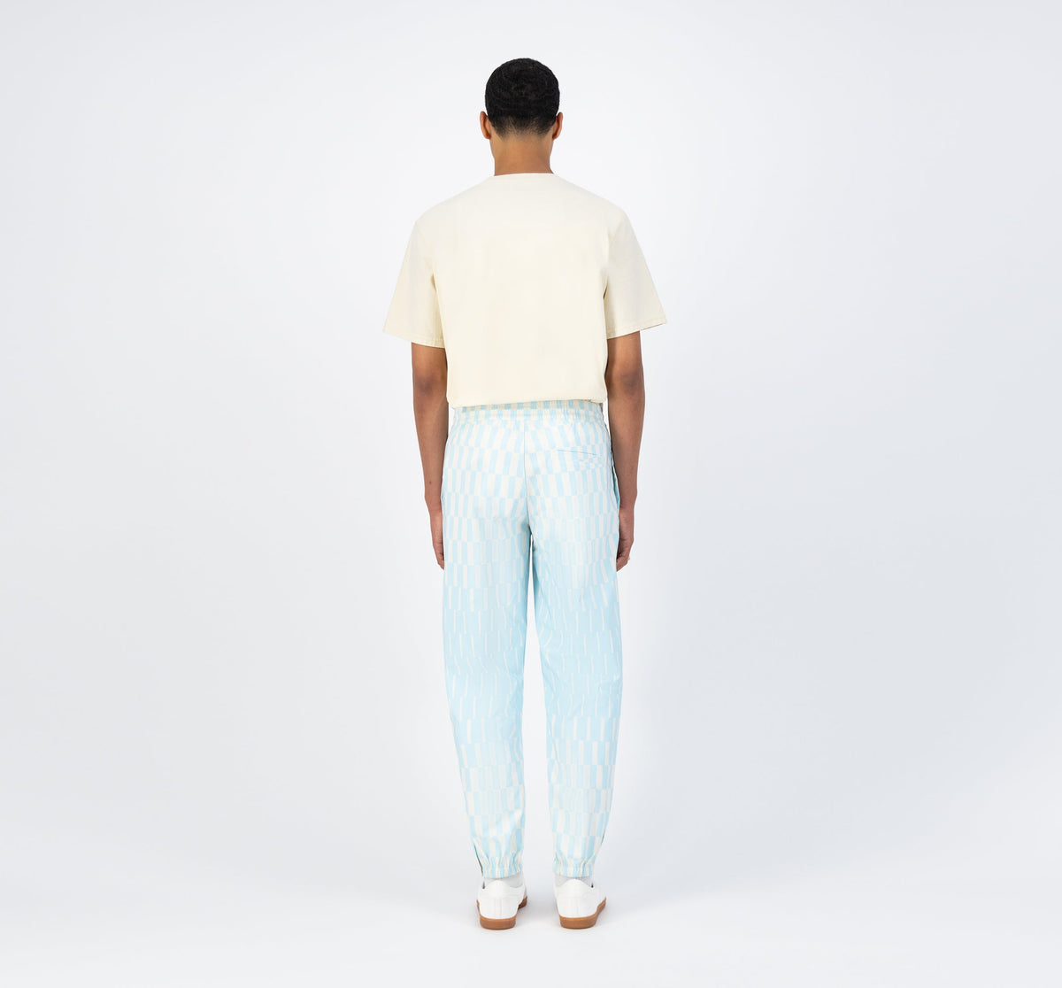 Pantalon Jo - Bleu clair/crème