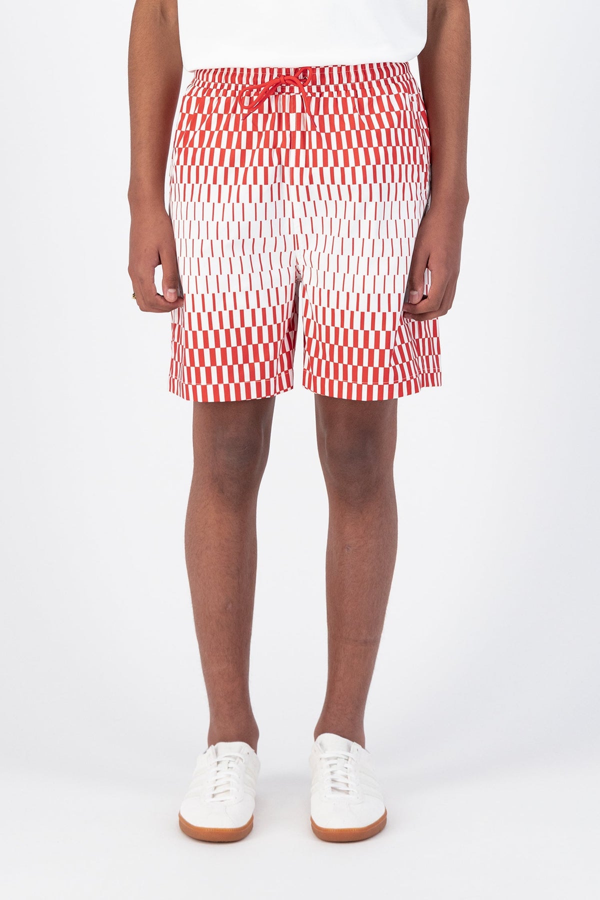 Short Soto Retan - Rouge/Blanc