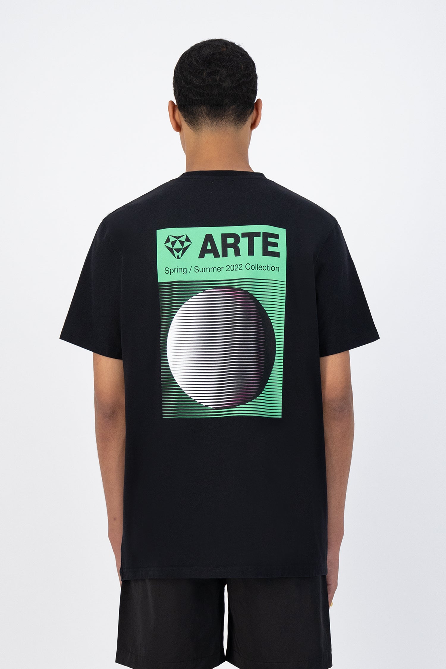 T-shirt Tzara Back Ciclo - Noir