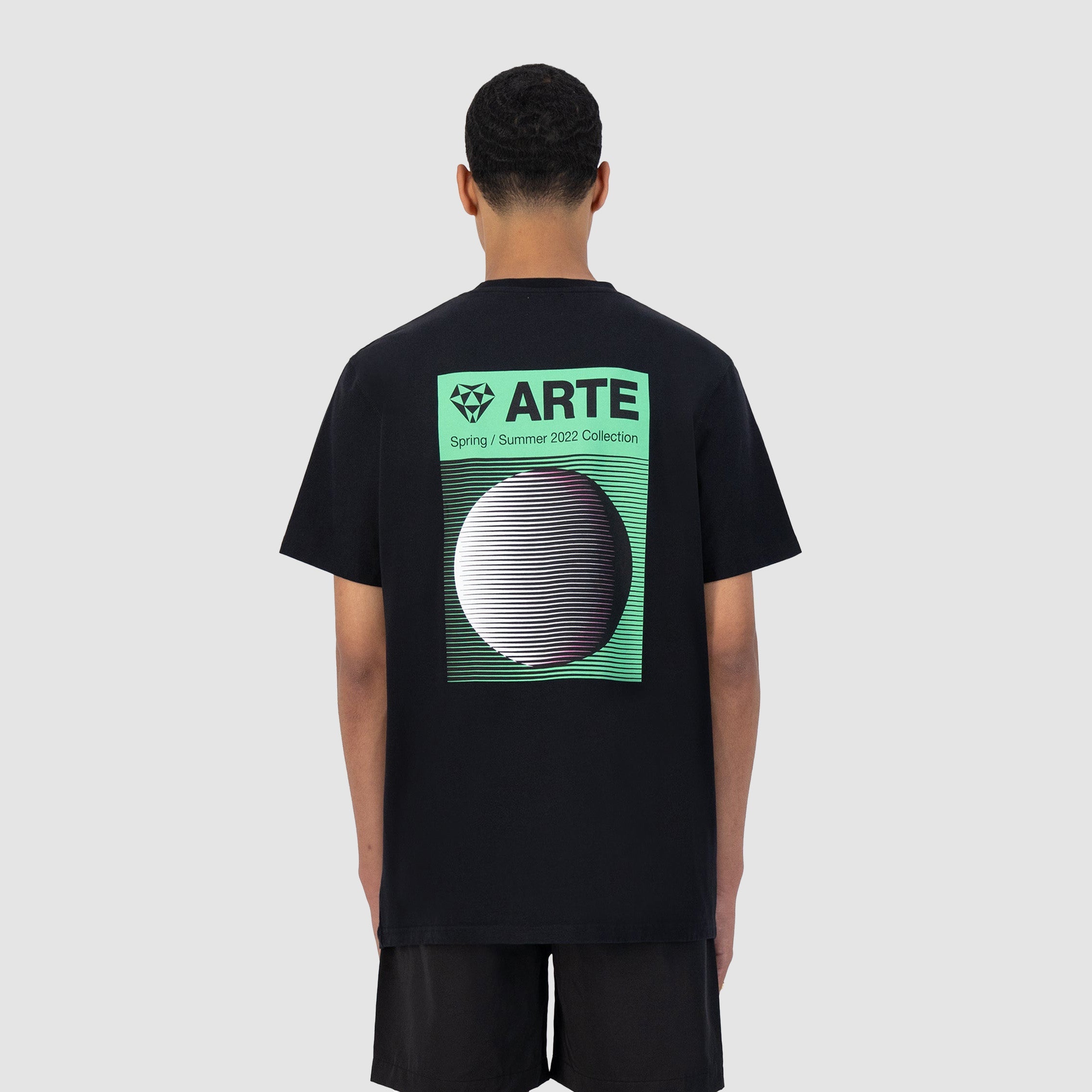 T-shirt Tzara Back Ciclo - Noir
