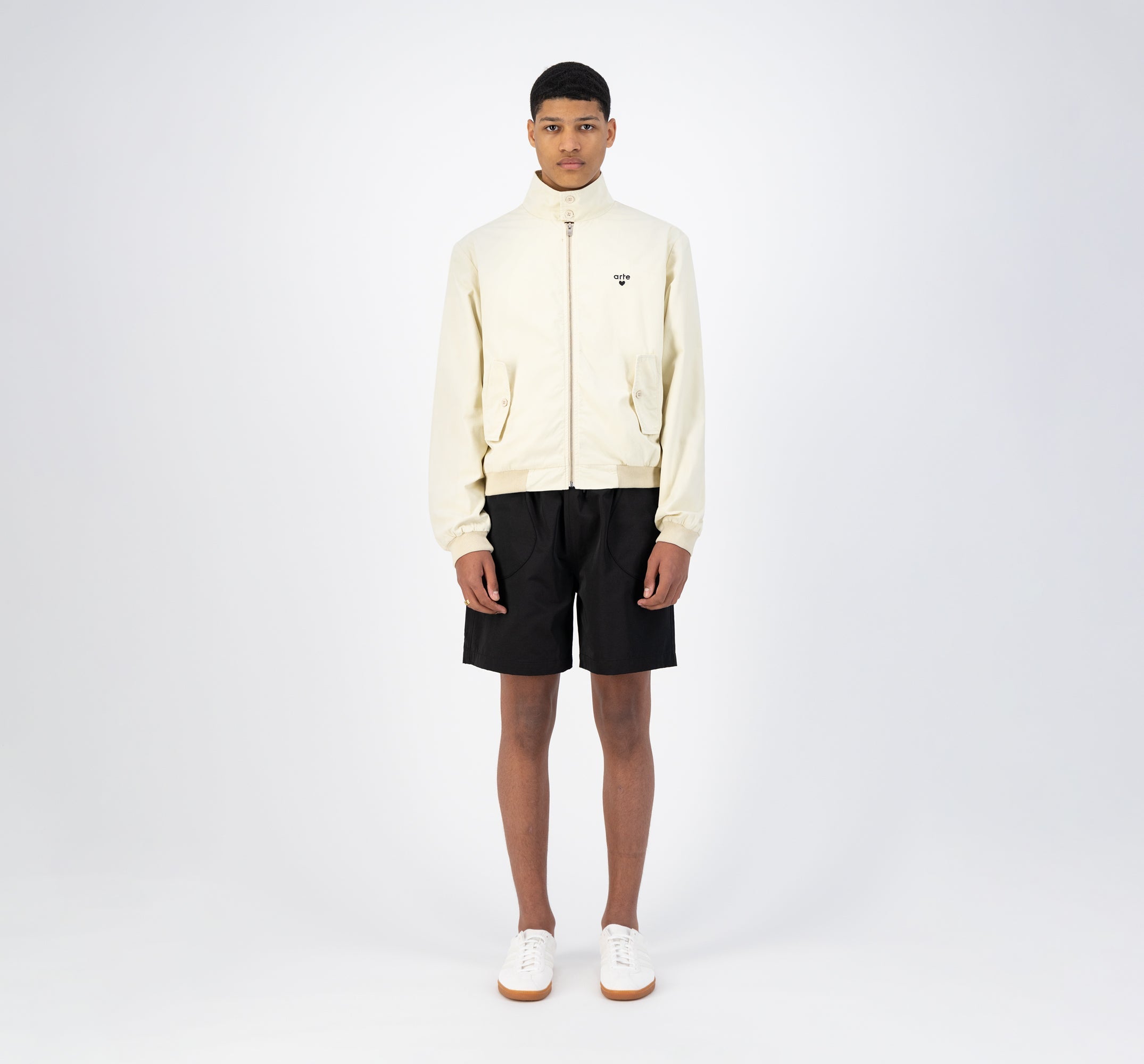 Veste en jean - Crème