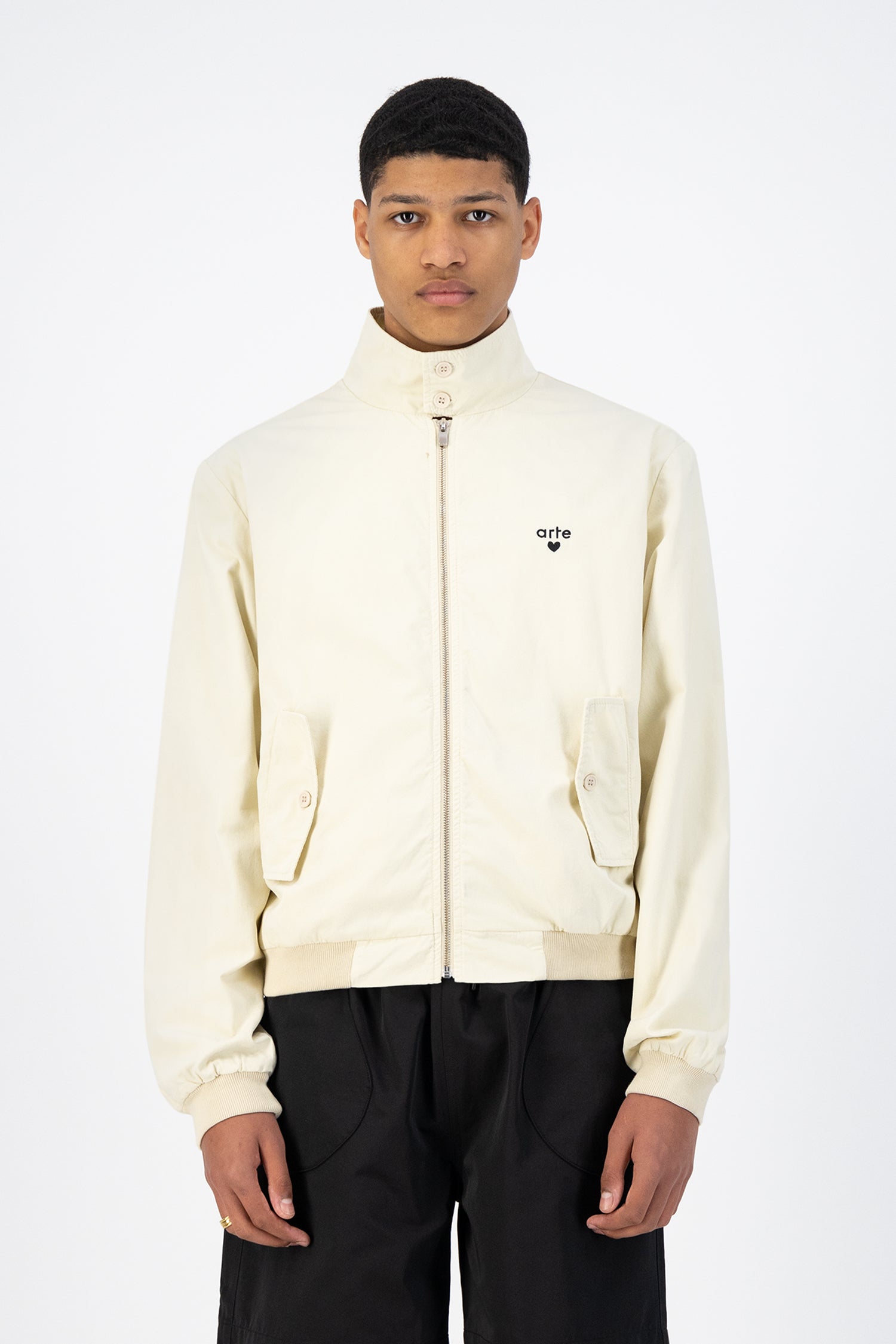 Veste en jean - Crème