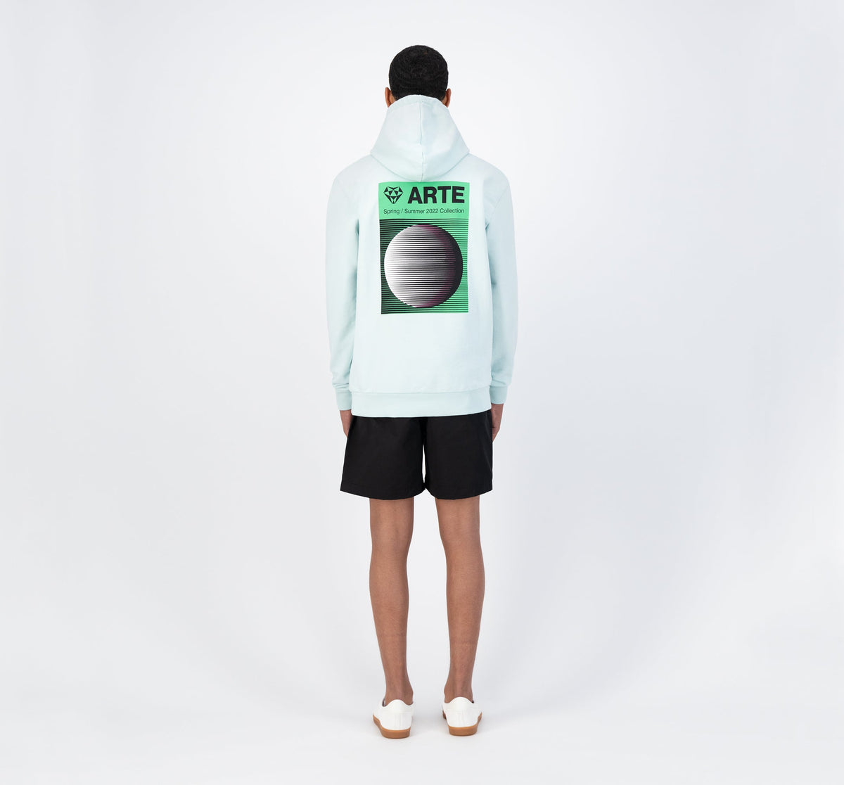 Hulton Back Ciclo Hoodie - Skylight