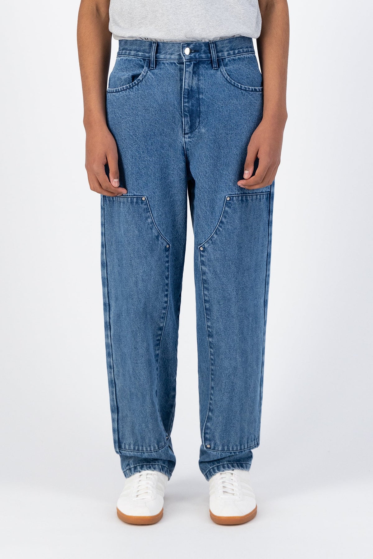 Pantalon Porter - Denim (Light Bleach)