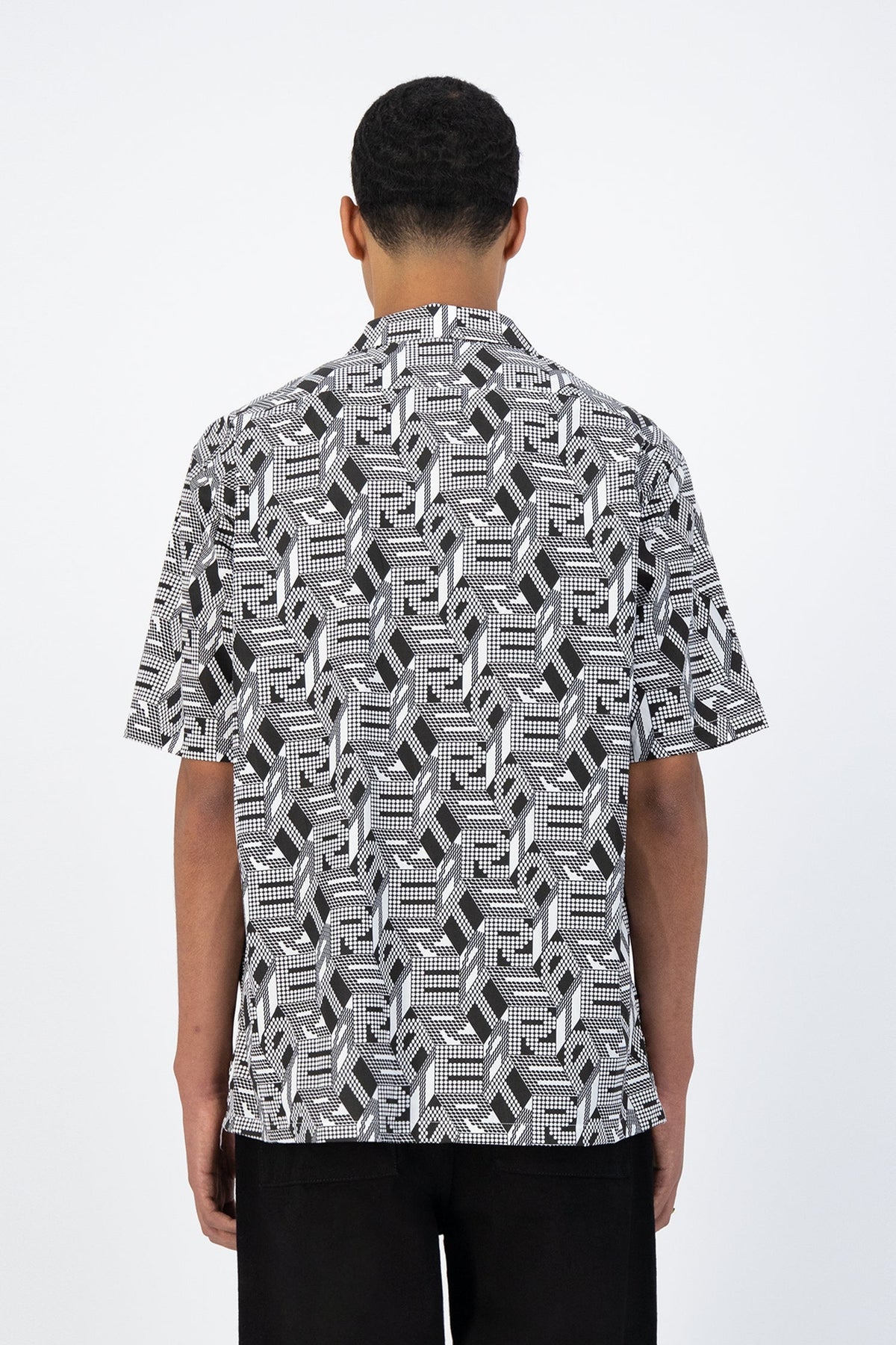 Chemise Scotti Allover - Noir/Blanc