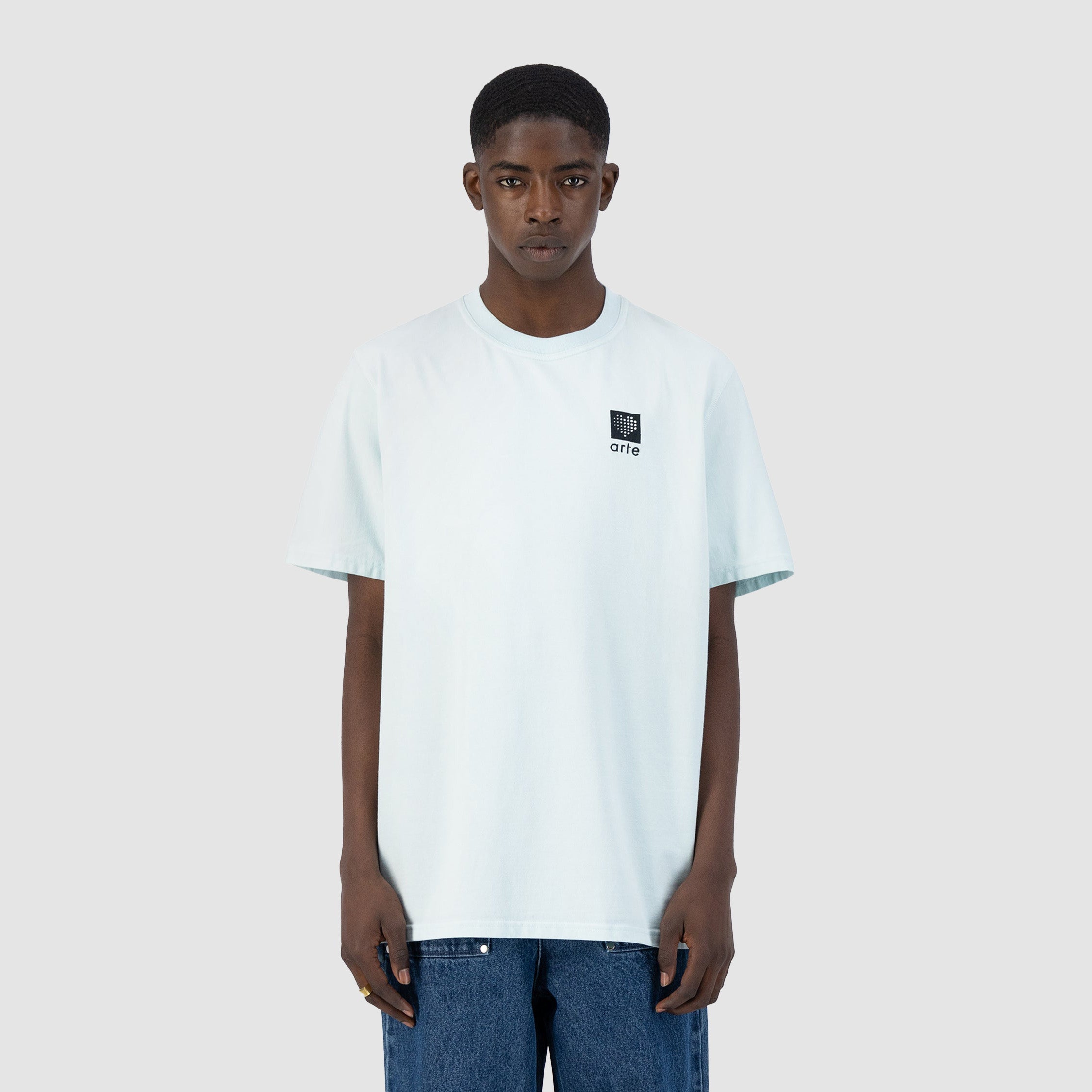 Tzara Embroi T-shirt - Skylight