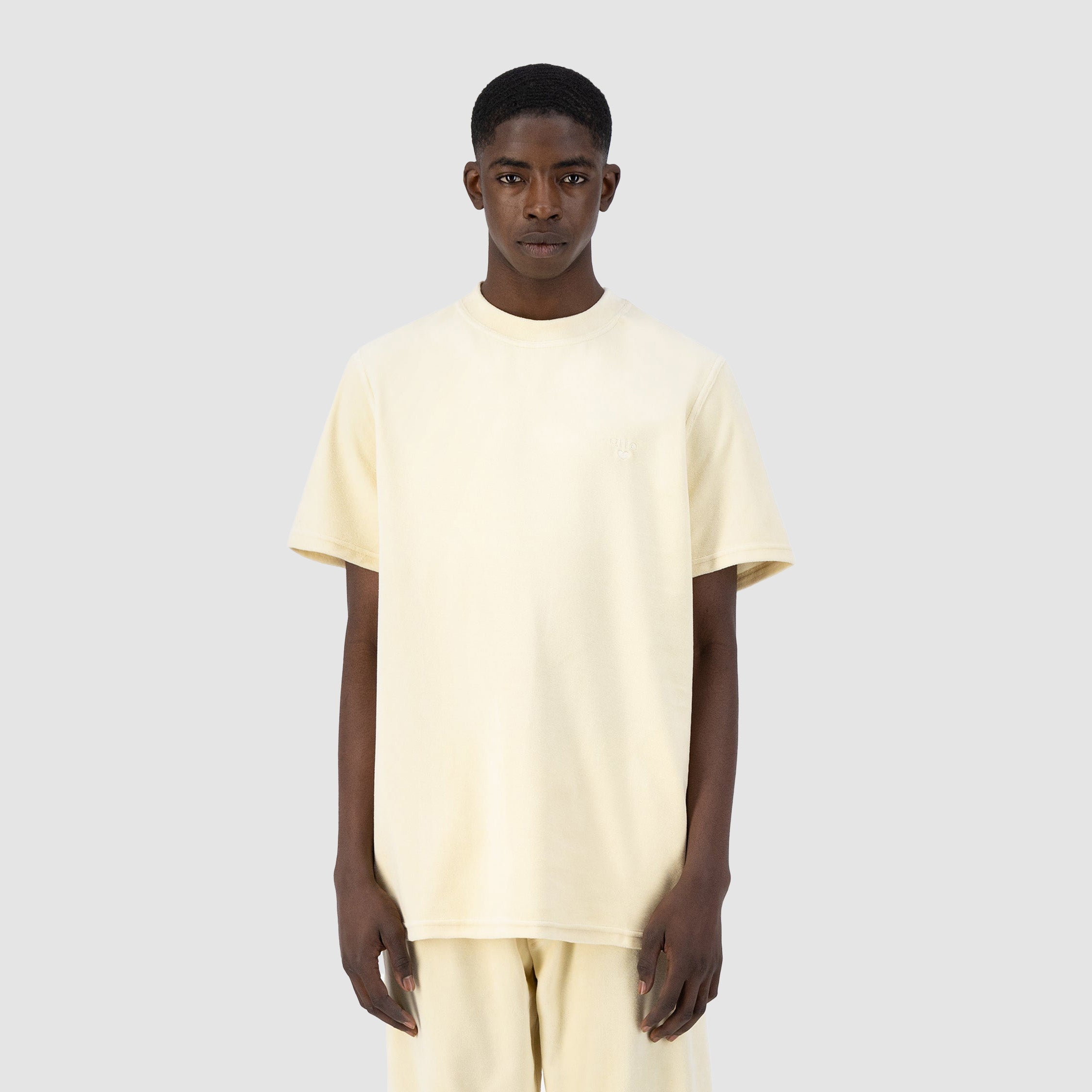 T-shirt en velours Tsai - Crème