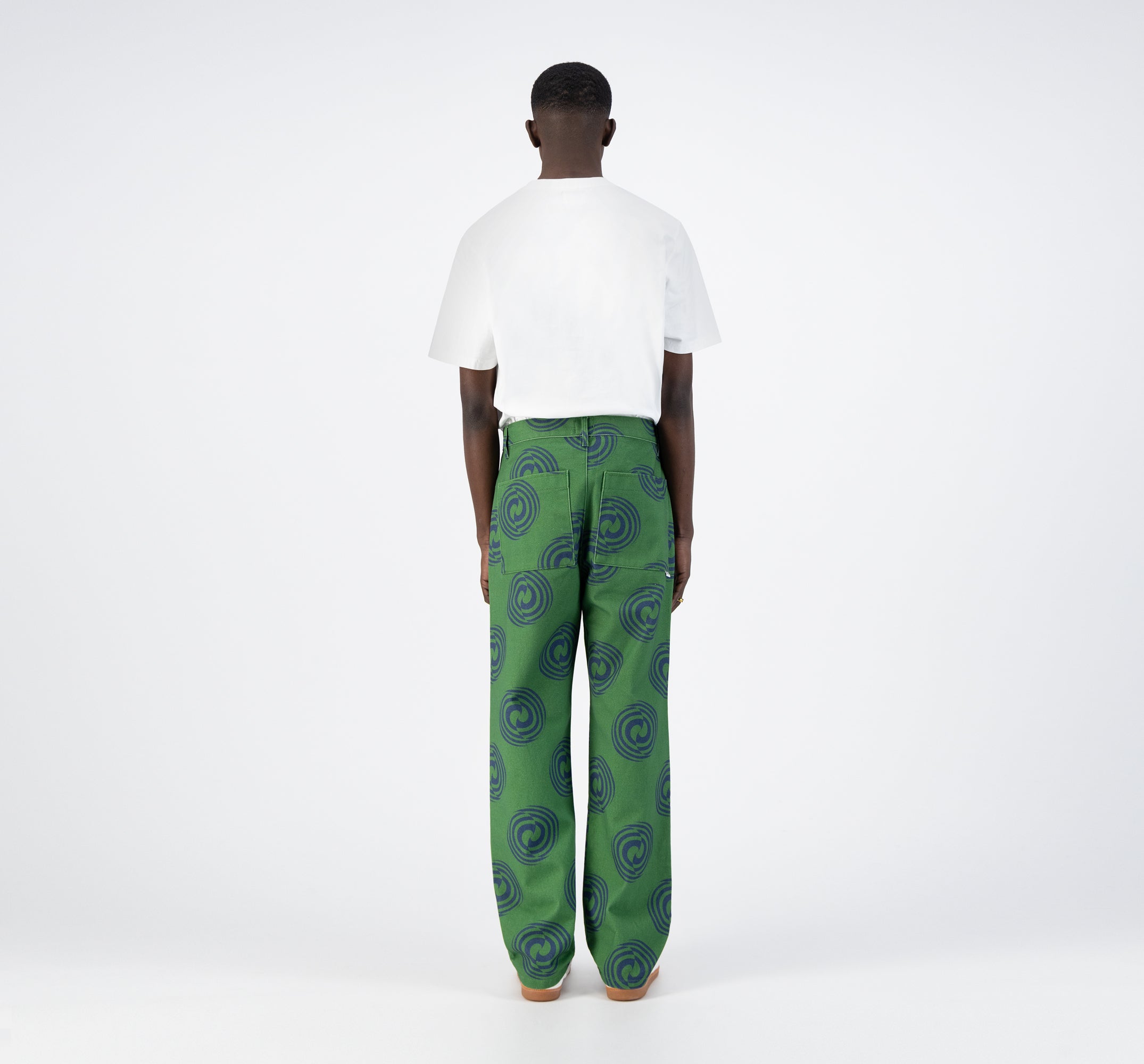 Pantalon Janco Swirl - Vert/Marine