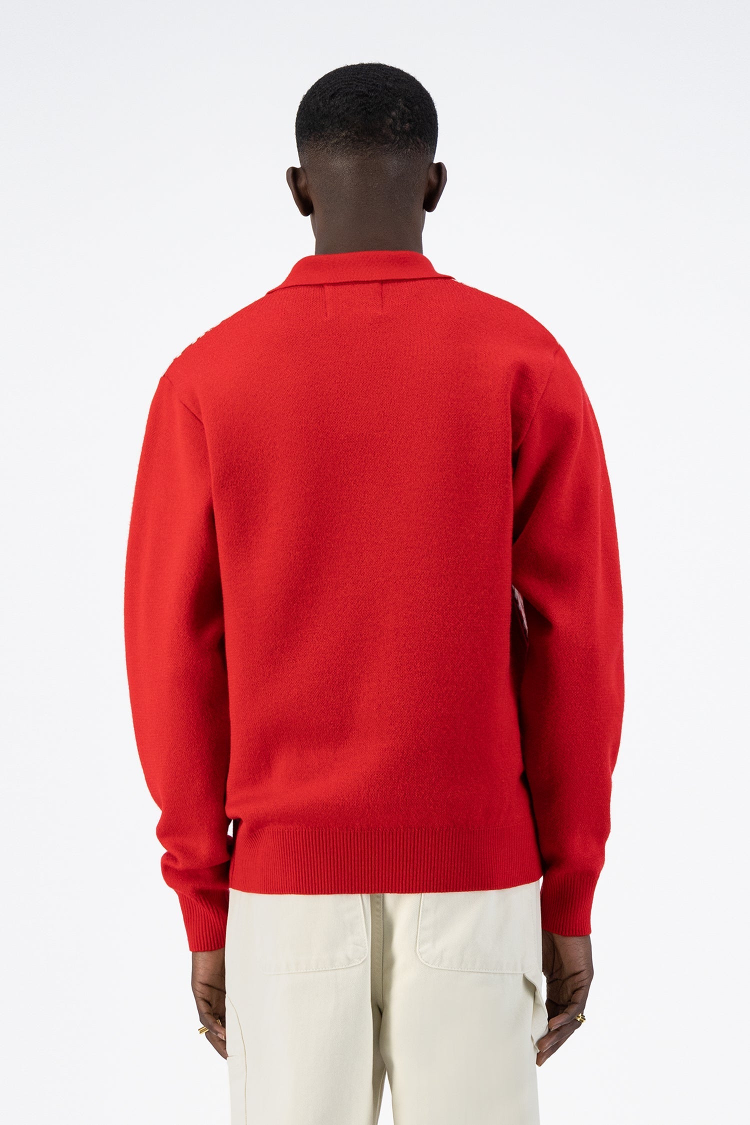 Cardigan en tricot Karp - Rouge