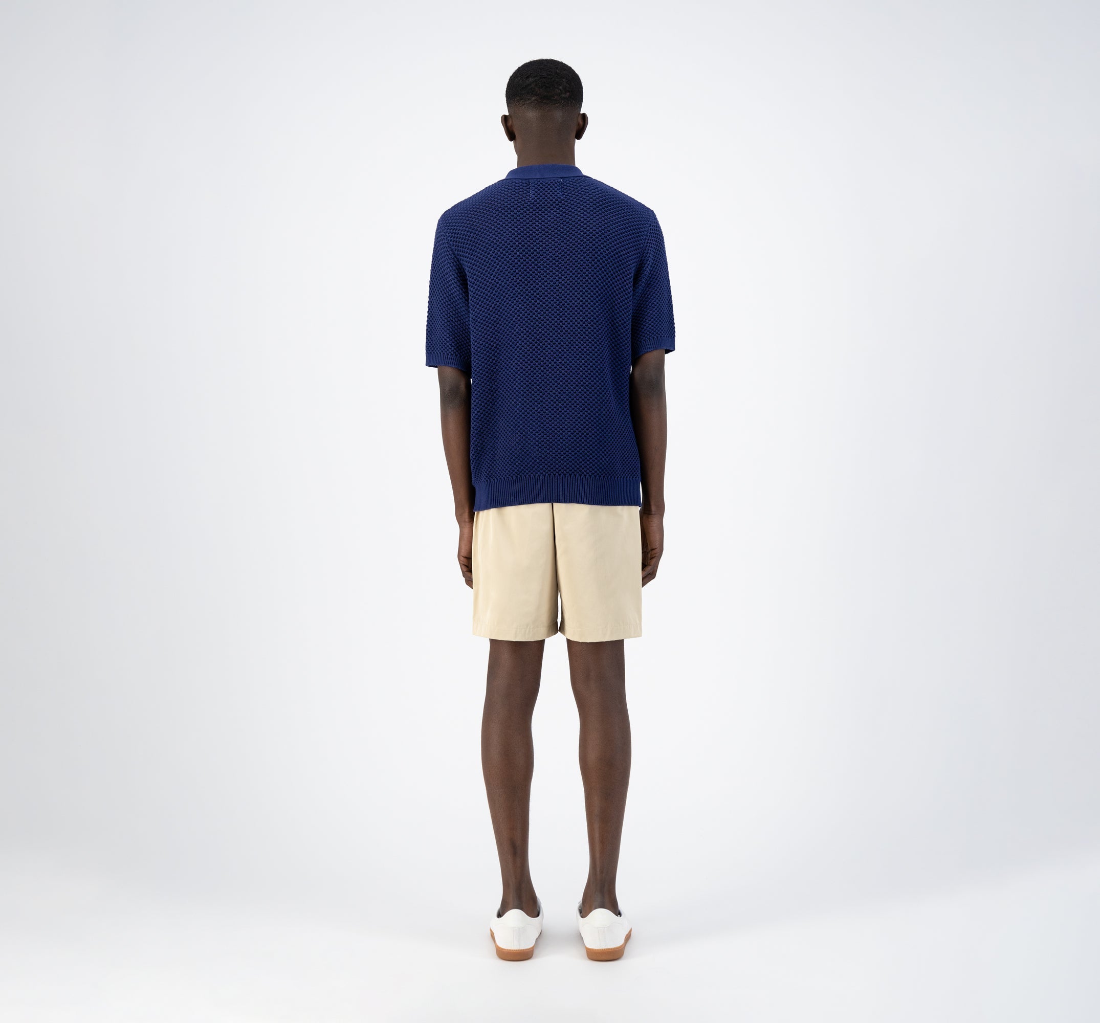 Polo en tricot Kiewic - Marine