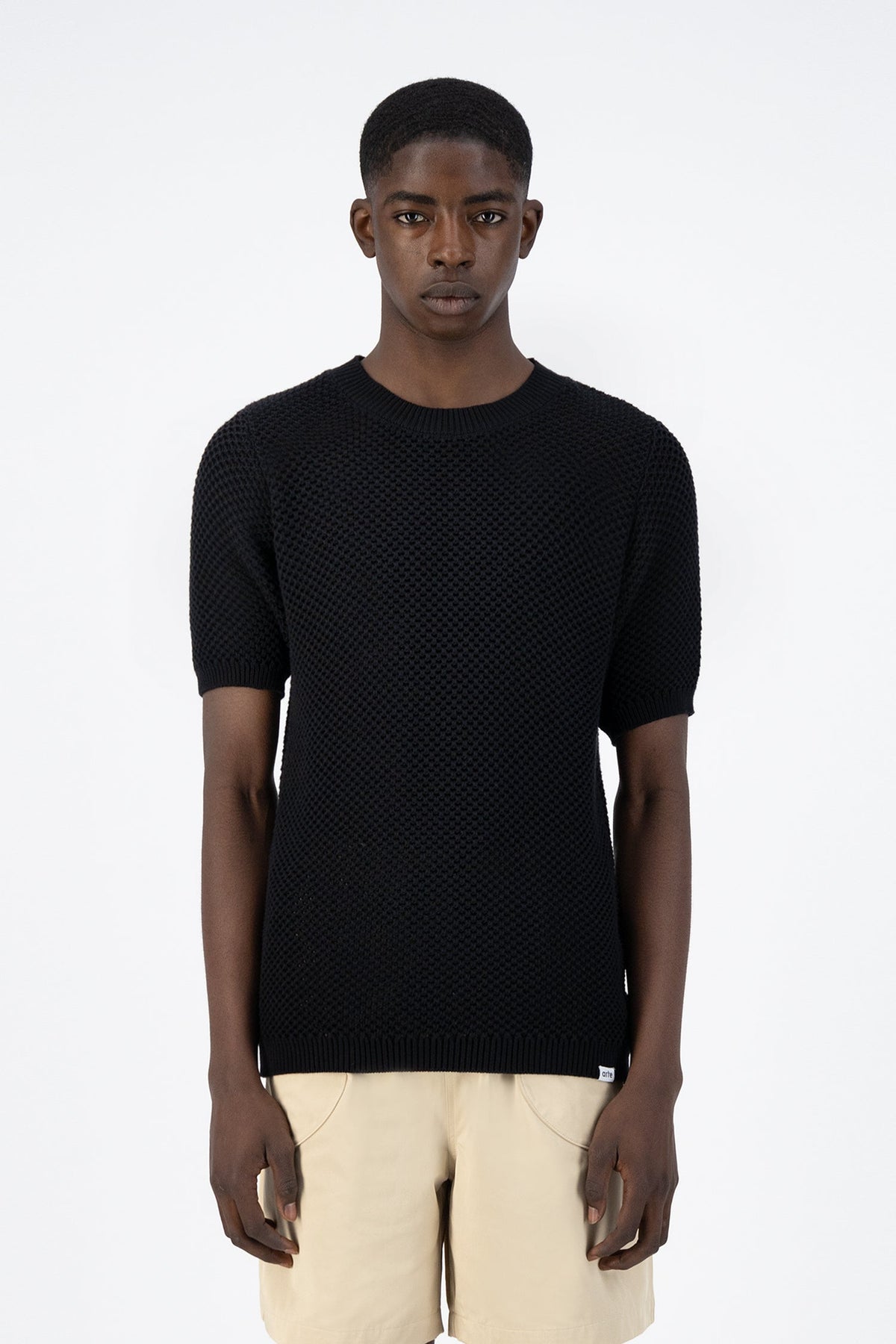 T-shirt en maille Kiewic - Noir