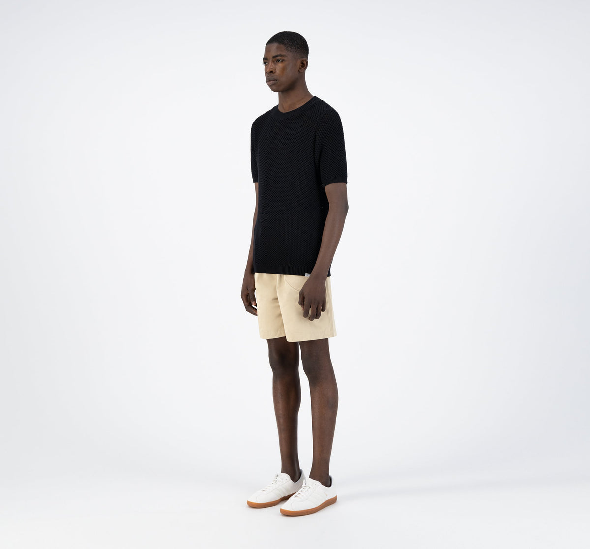 T-shirt en maille Kiewic - Noir