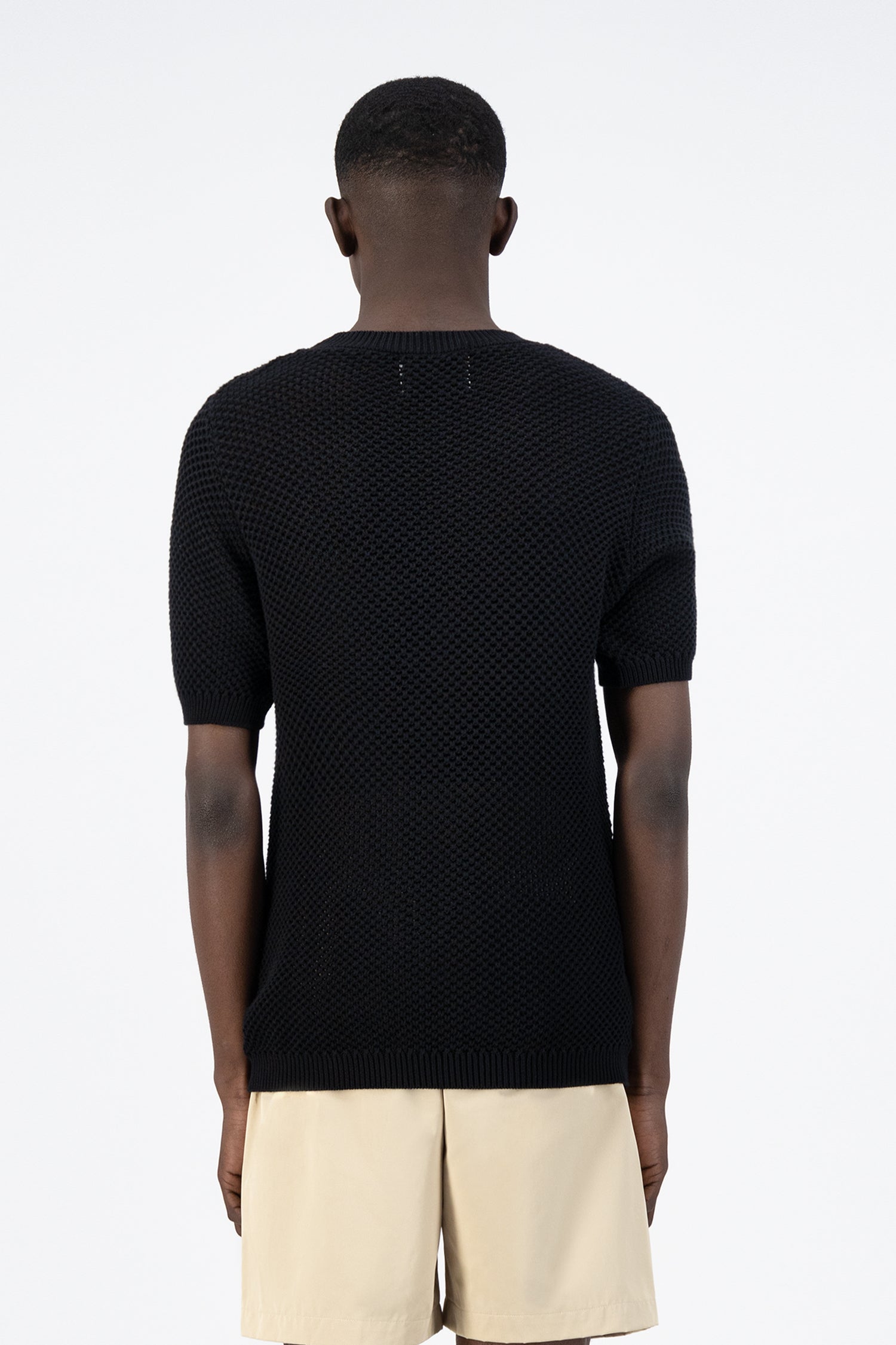 T-shirt en maille Kiewic - Noir