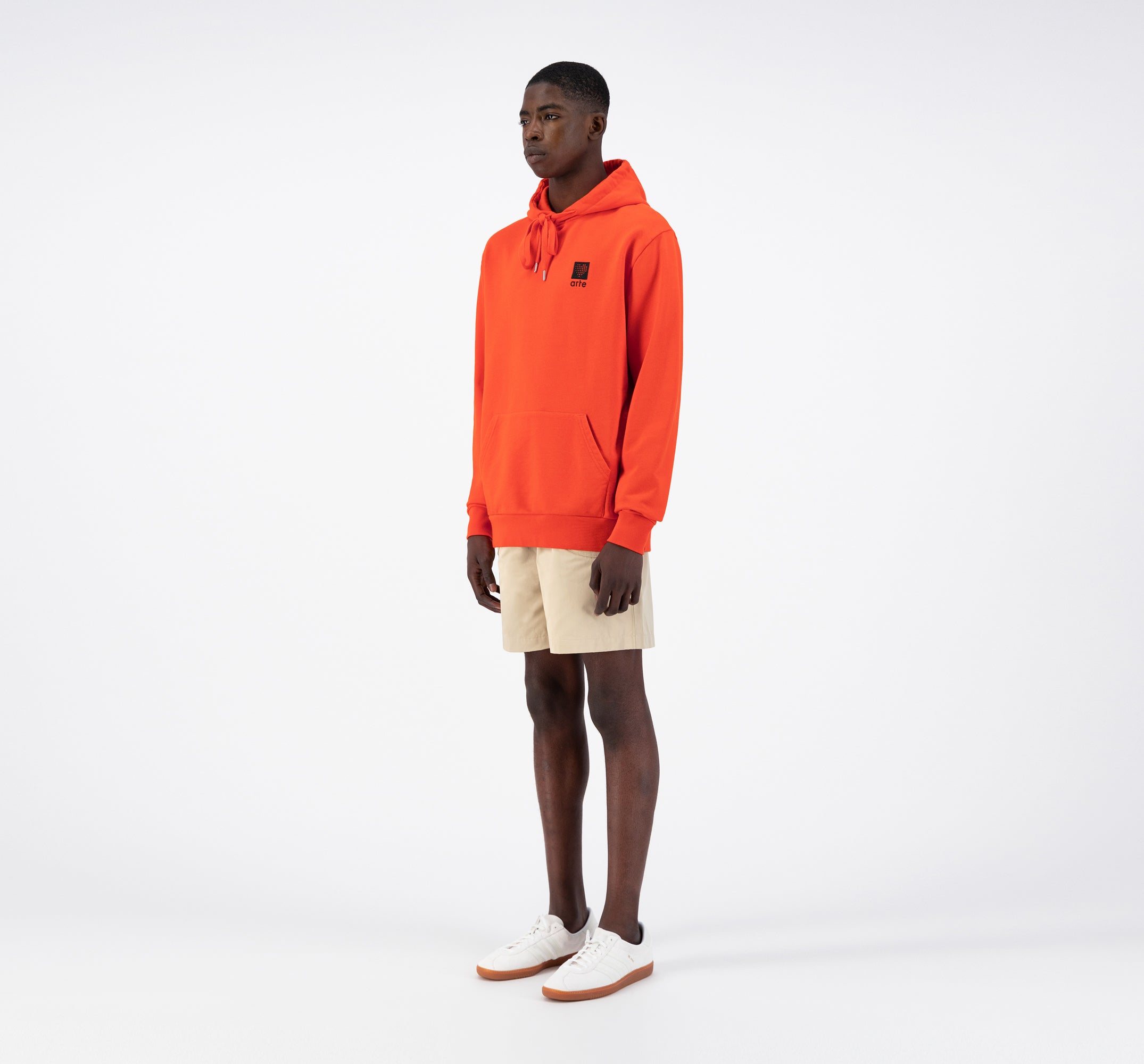 Hulton Heart Hoodie - Rouge