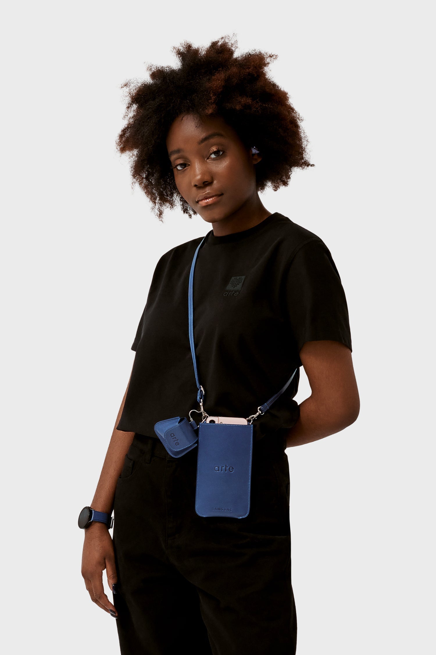 Pochette pour téléphone Samsung - Marine