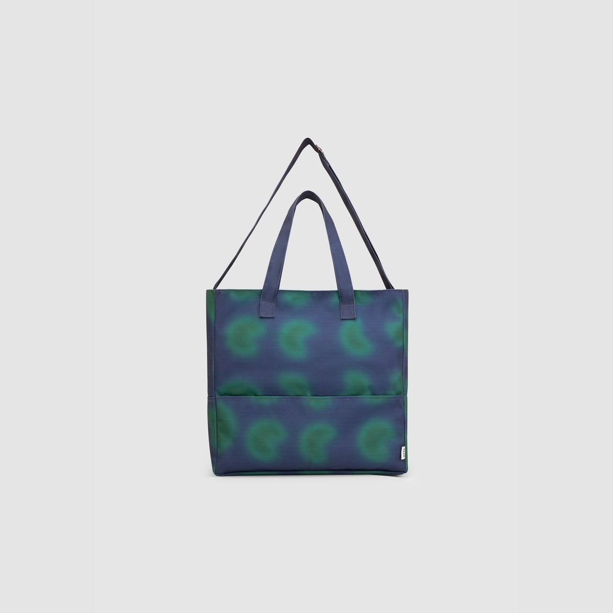Totebag imprimé Thompson - Marine/Vert