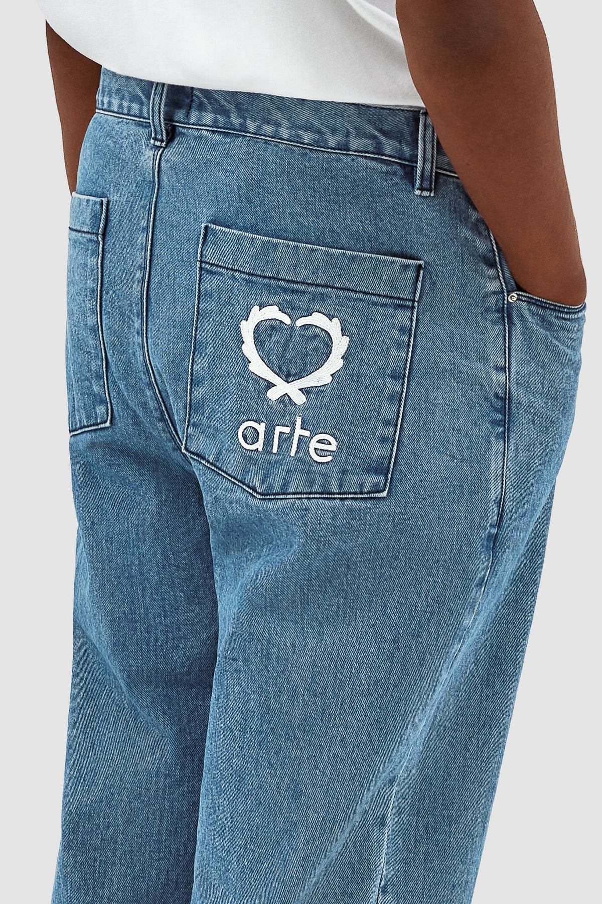Pantalon Poage Back Heart - Denim