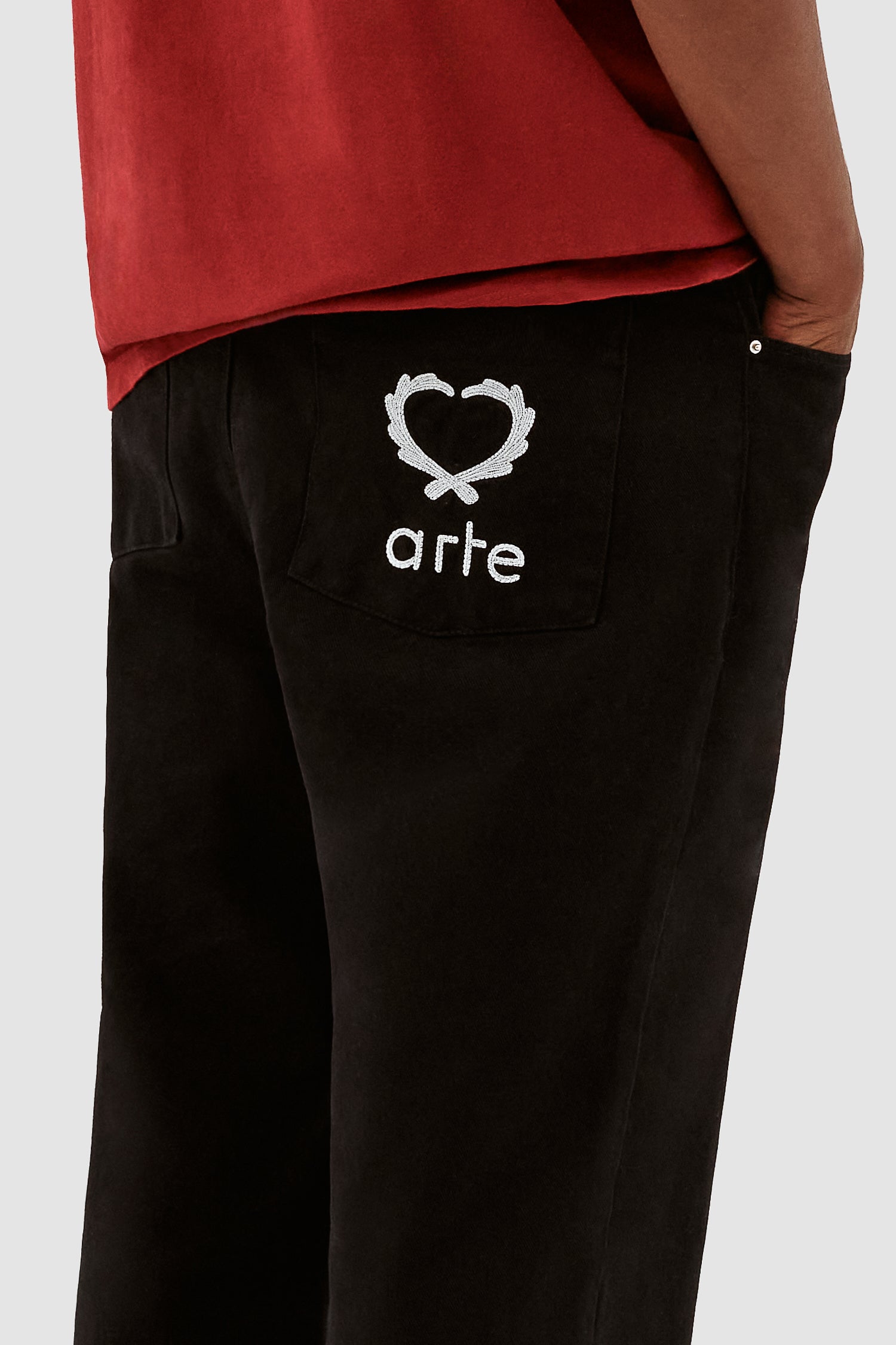 Pantalon Poage Back Heart - Noir