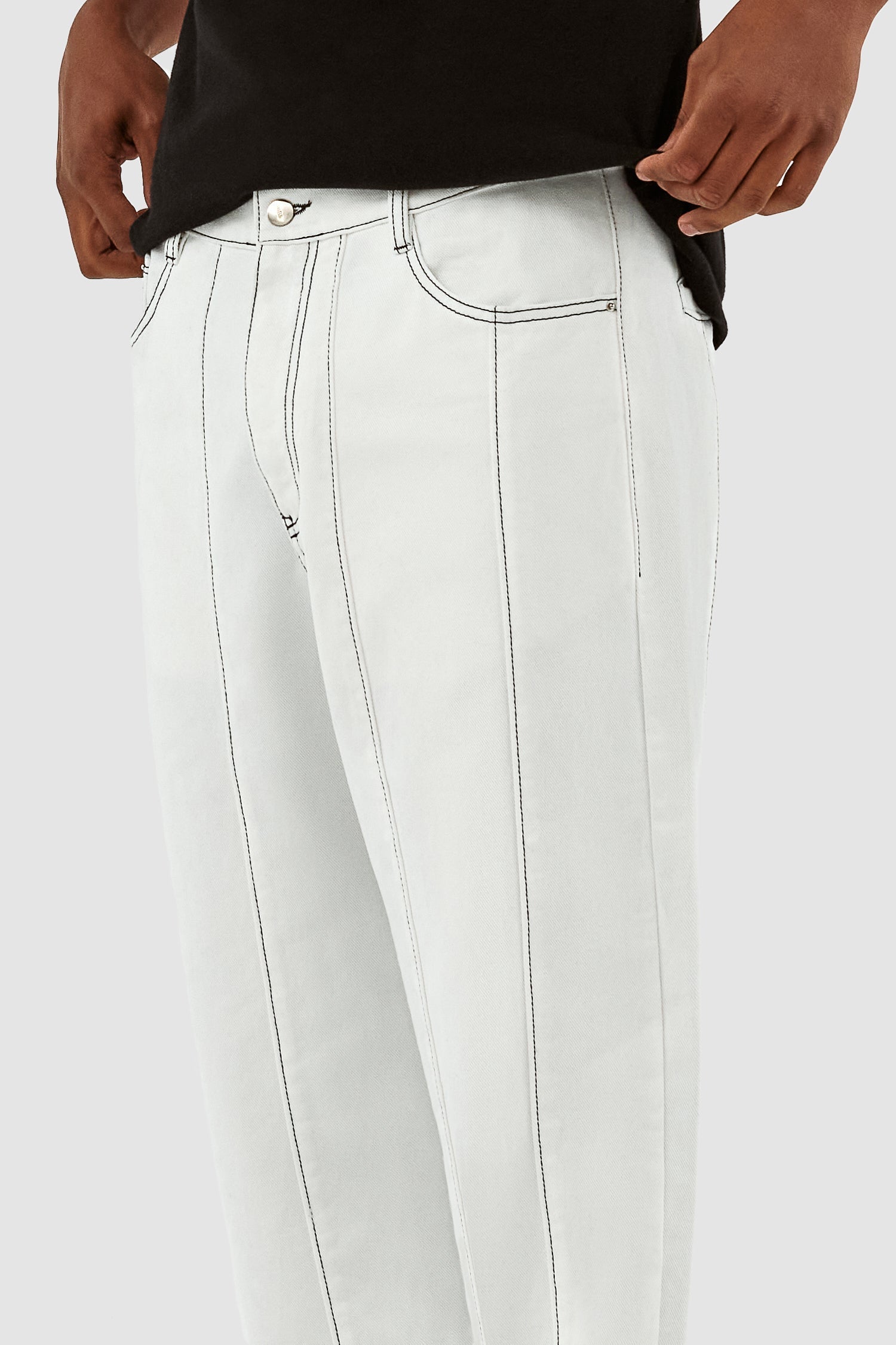 Pantalon Poage Detail - Blanc